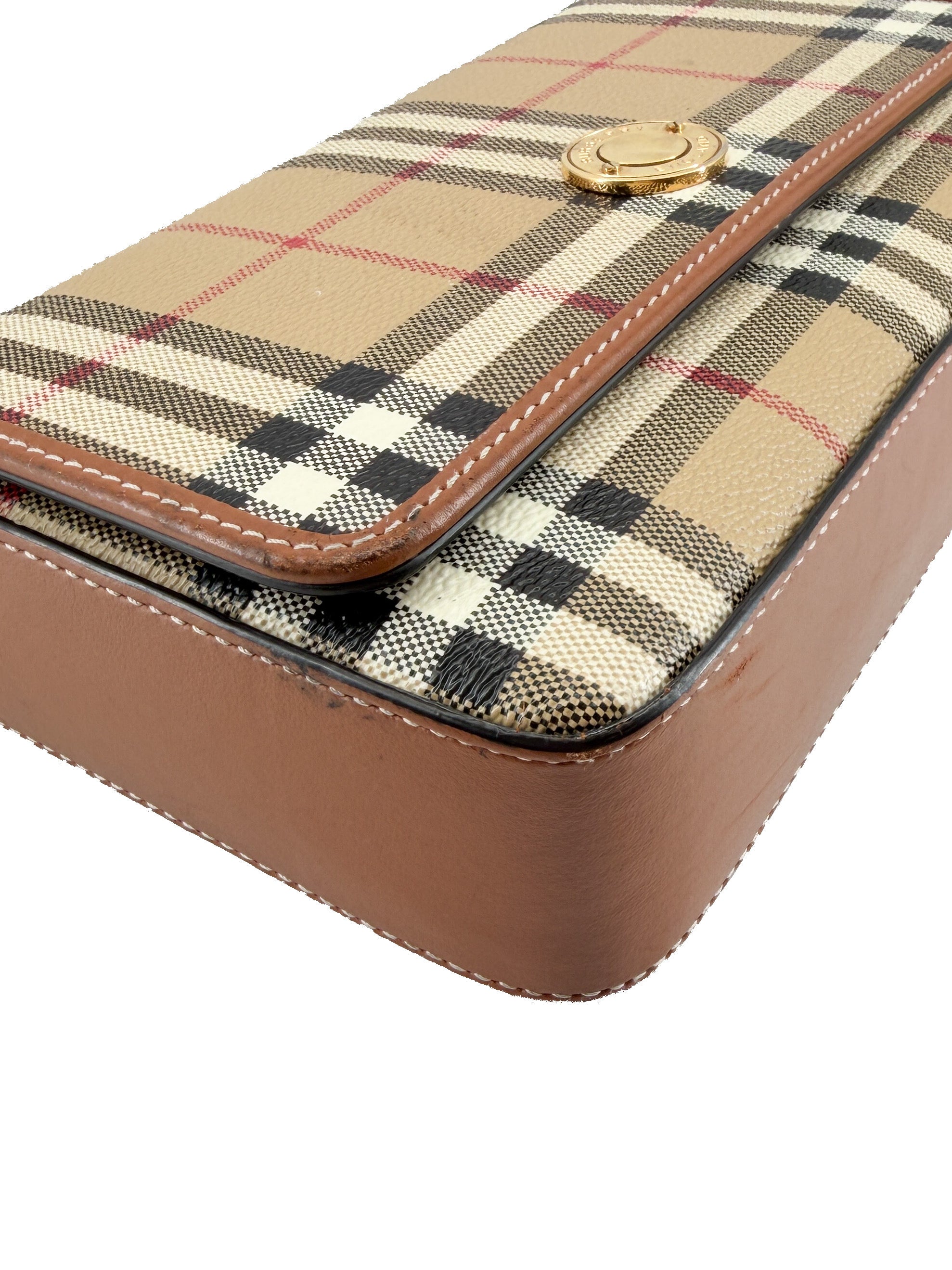 Burberry Hampshire check flap crossbody MDICSSTU75CHI