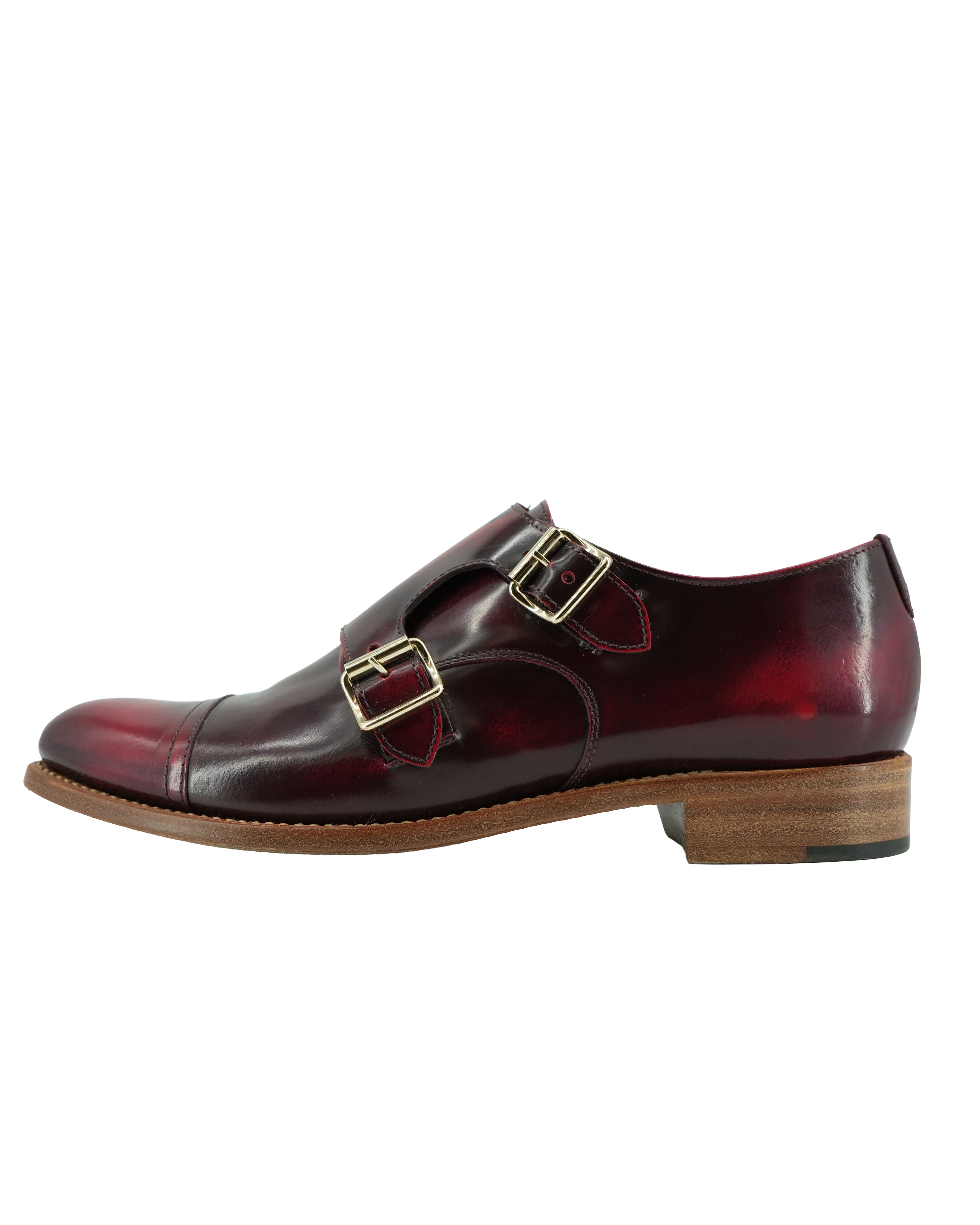 The Office of Angela Scott scarlet leather Mr. Colin oxfords size 38.5 (8.5)