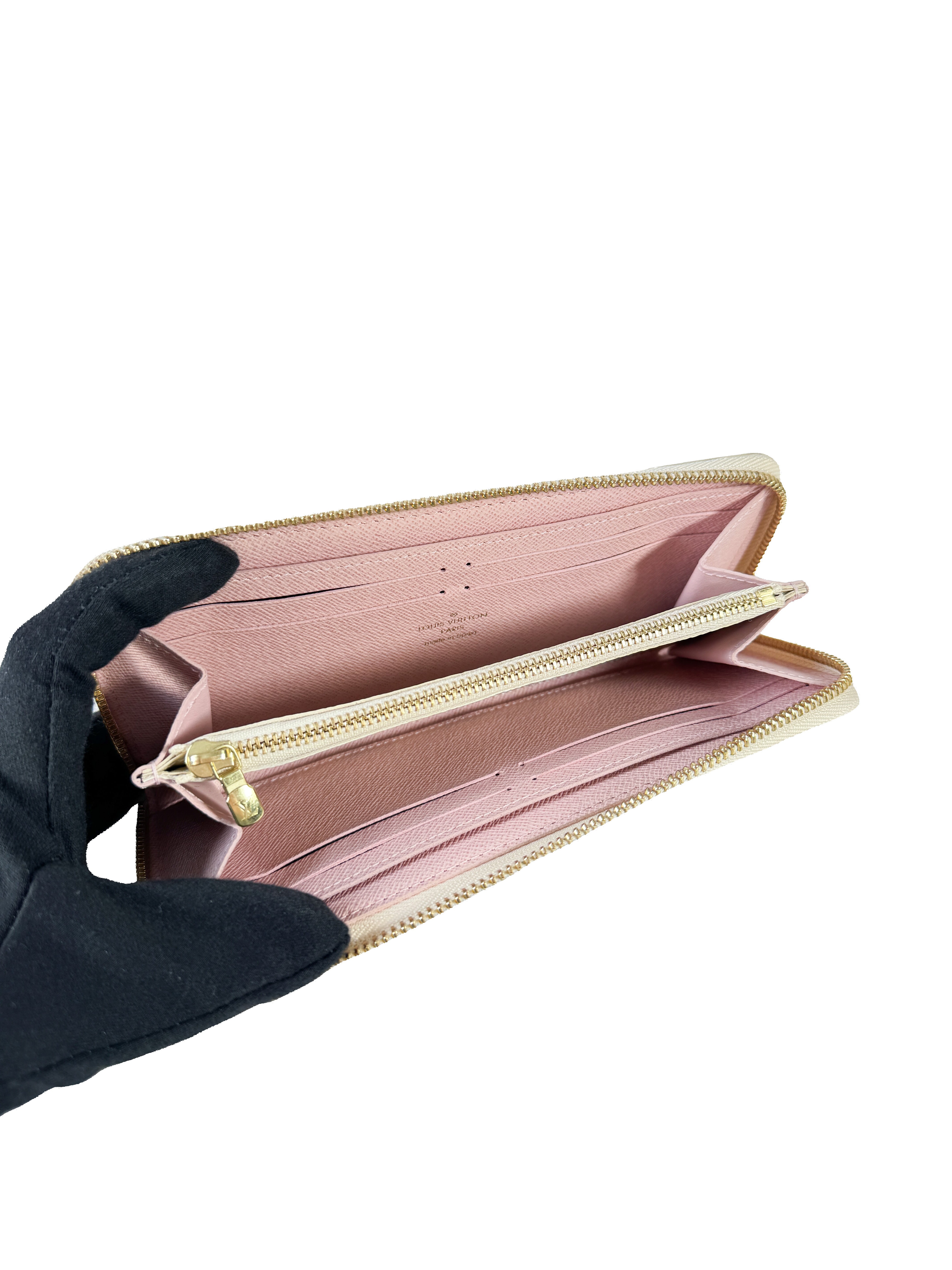 Louis Vuitton damier azur Clemence wallet GI5117