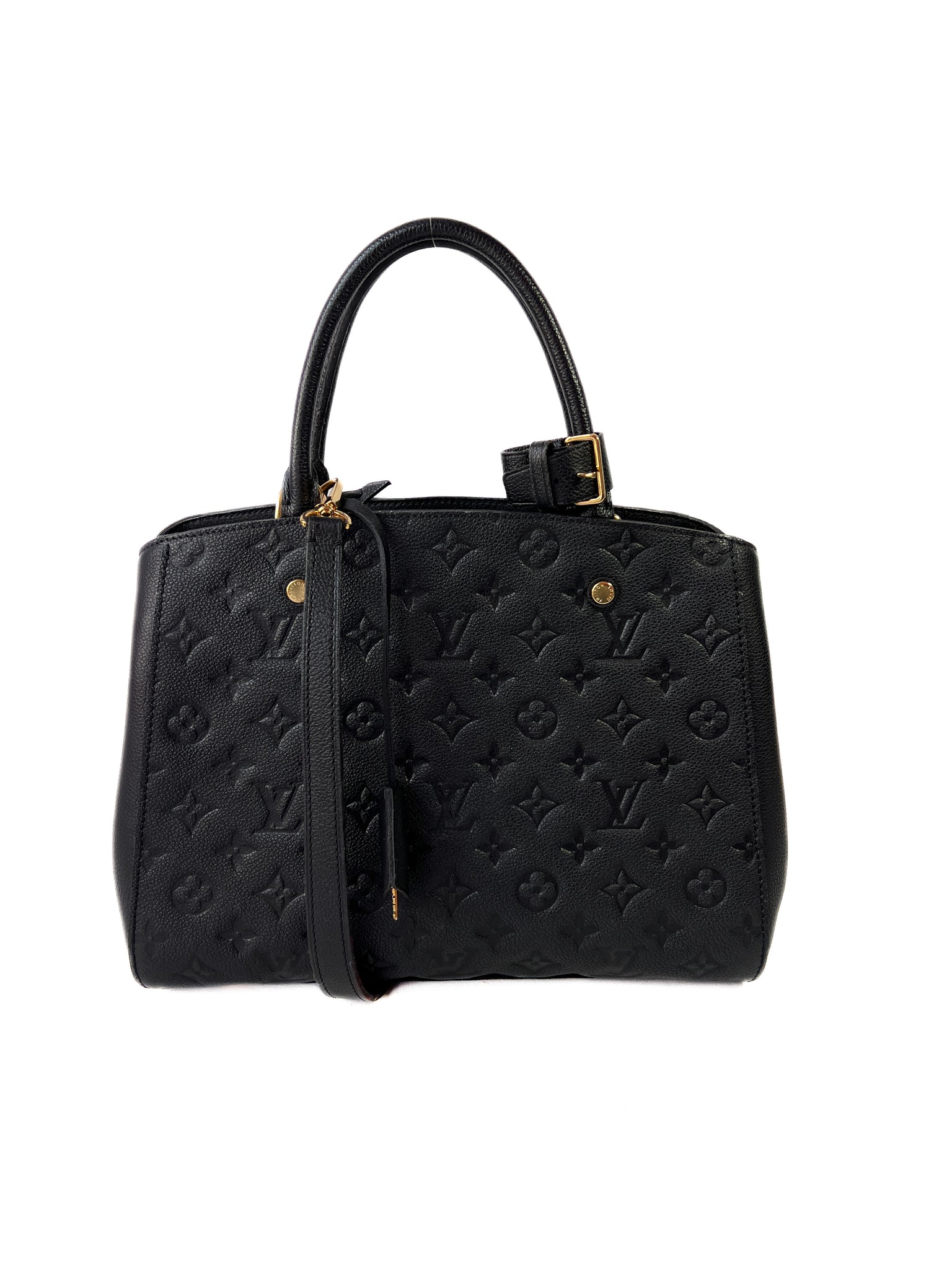 Louis Vuitton Black Empreinte Montaigne Gm