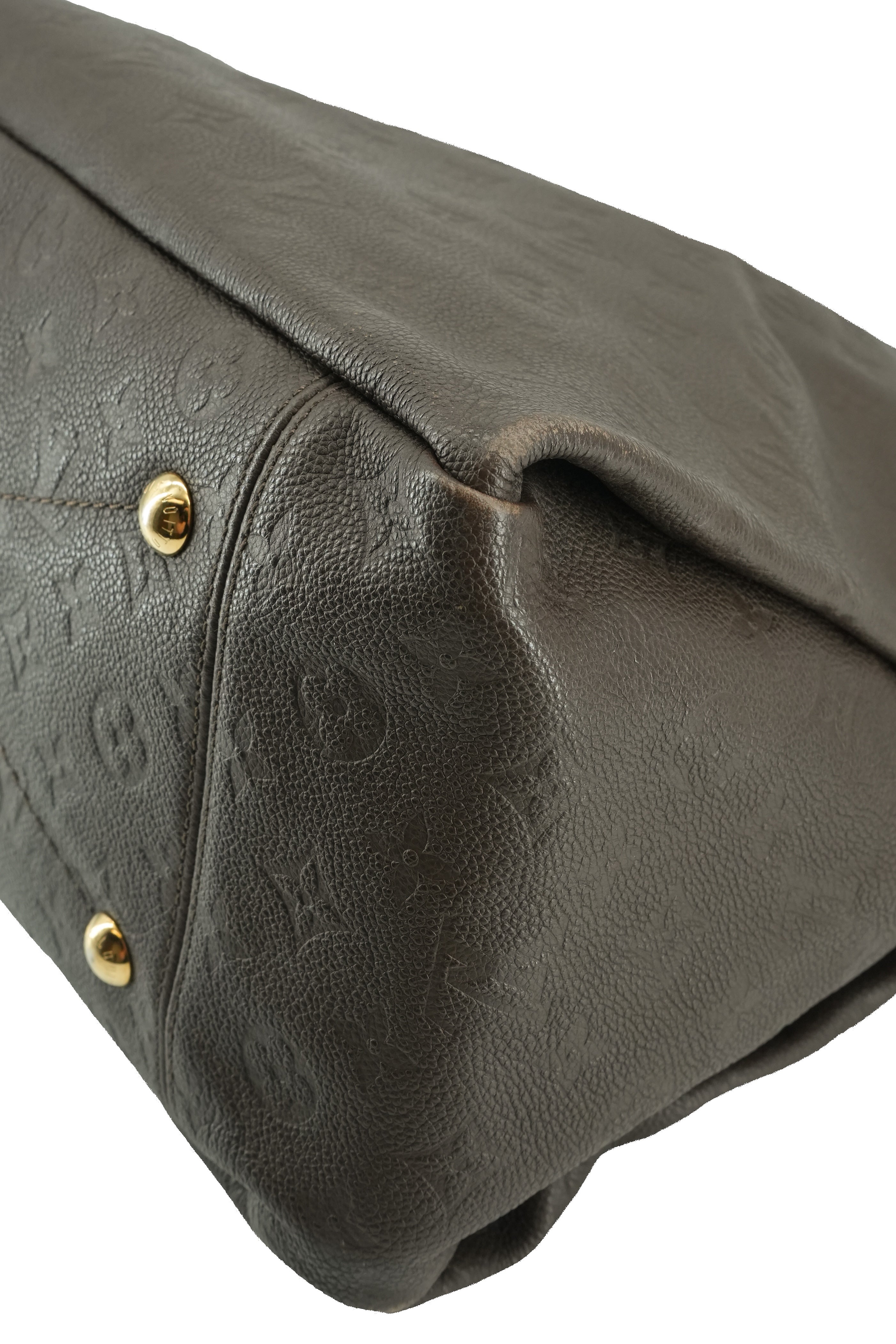 Louis Vuitton dark brown empreinte leather Artsy CA3174