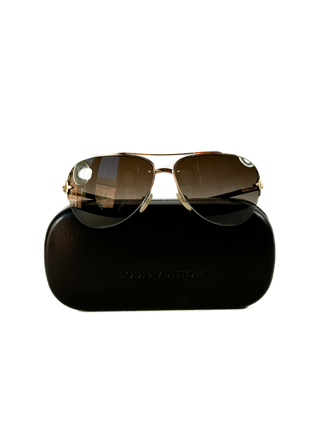 Louis Vuitton monogram petite Viola pilote sunglasses