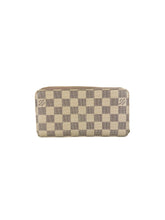 Louis Vuitton damier azur rose ballerina zippy wallet SD4240