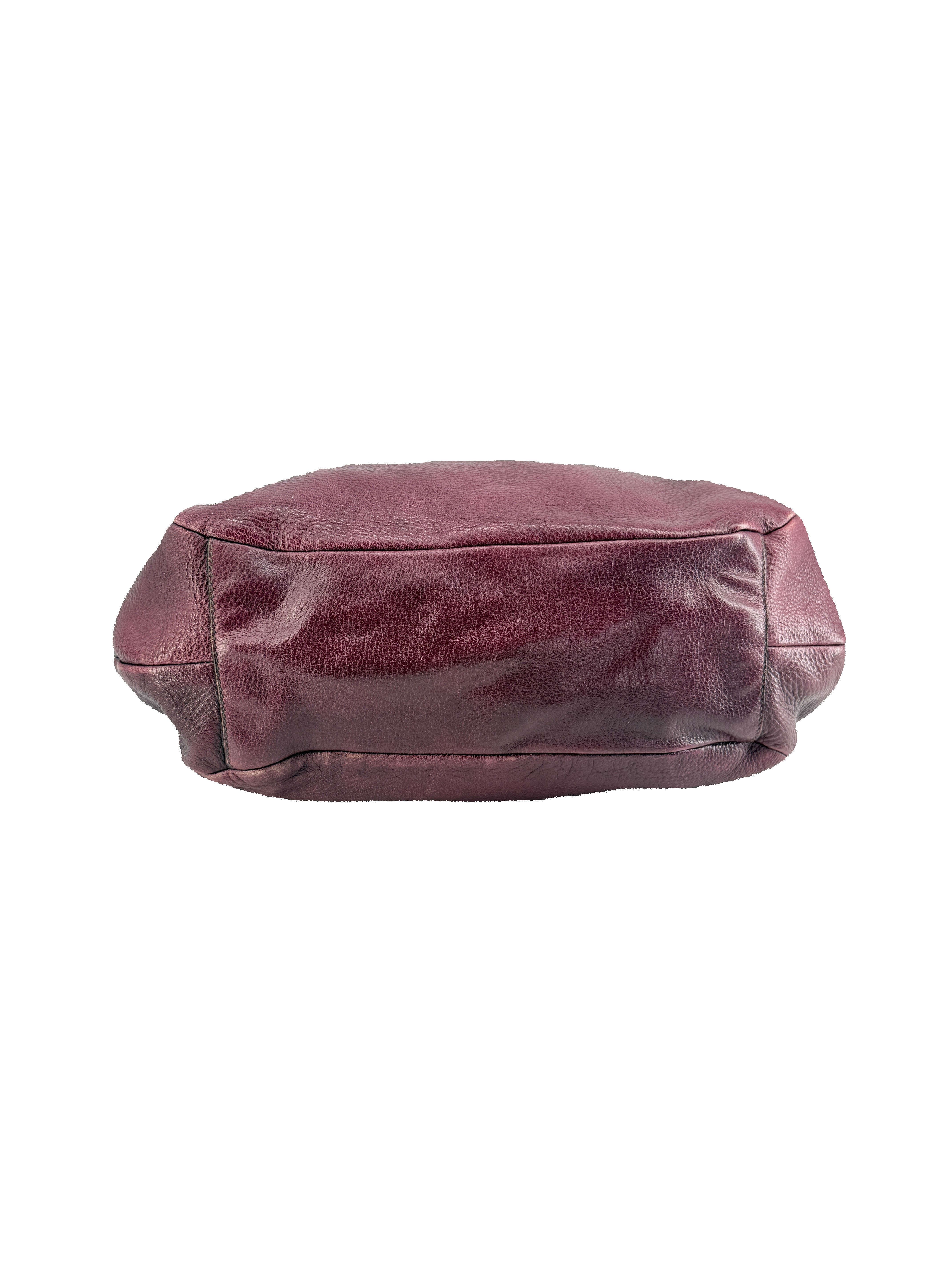Prada purple Vitello Diano satchel *as is*