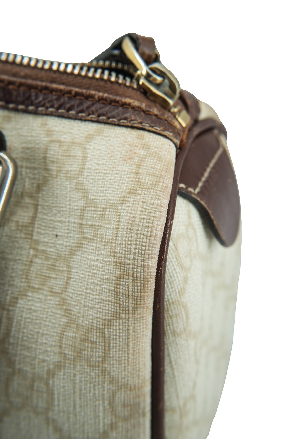 Gucci white GG boston bag 193604 000926