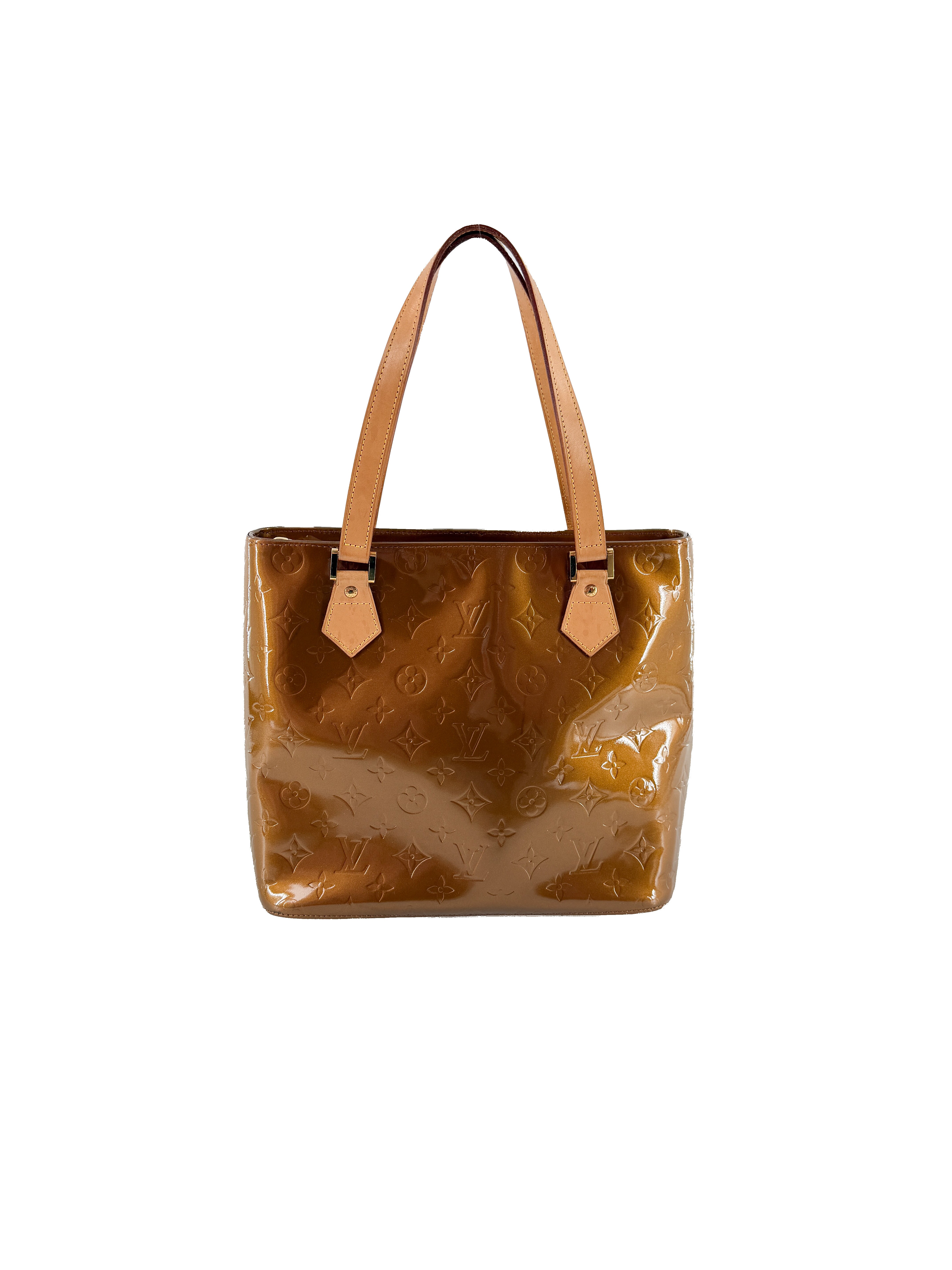 Louis Vuitton bronze vernis Houston tote LM0032