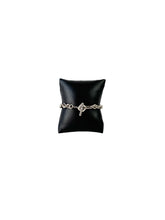 David Yurman sterling silver Figaro chain bracelet