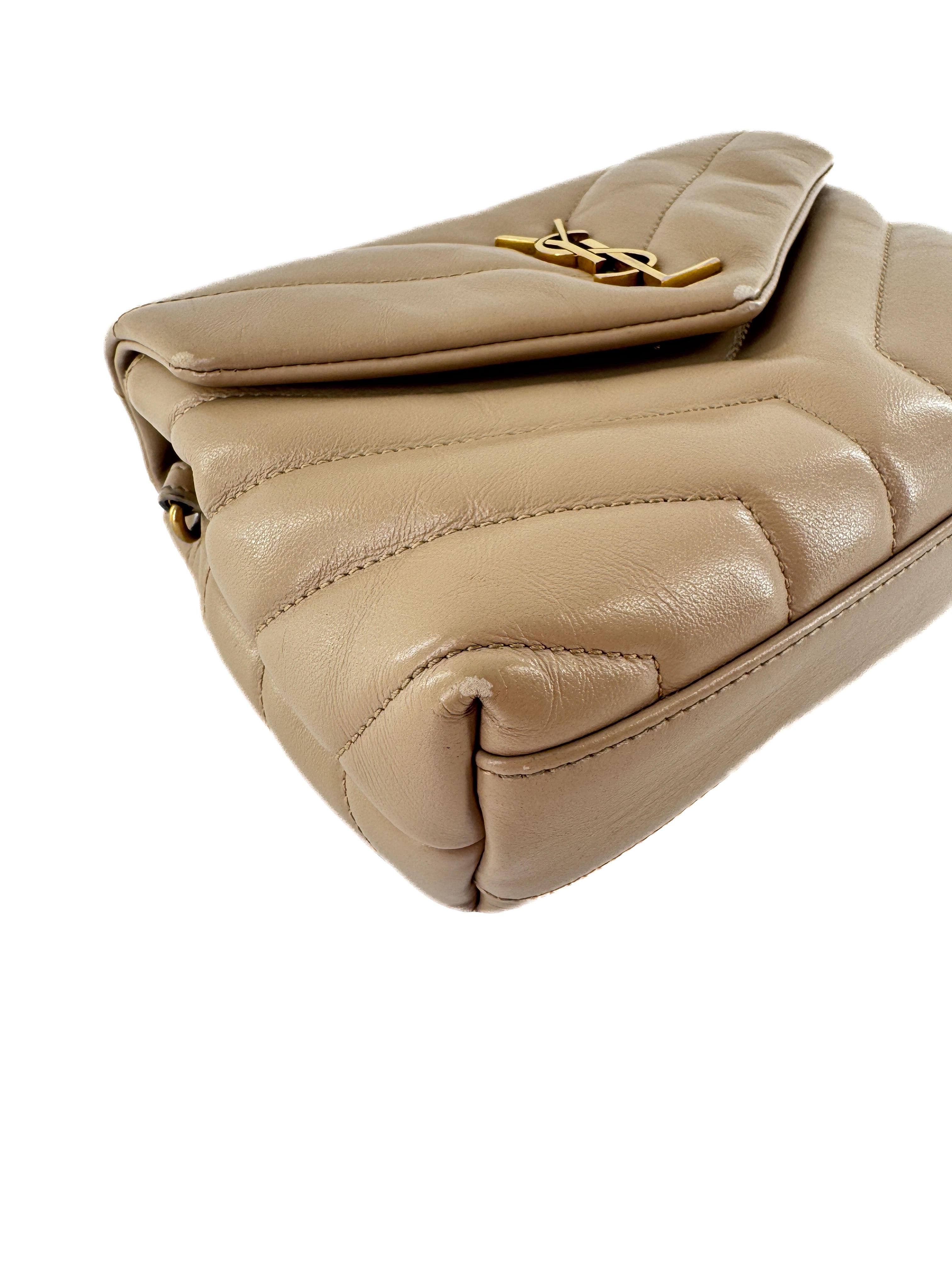 Saint Laurent beige toy Loulou GUE678401-1021