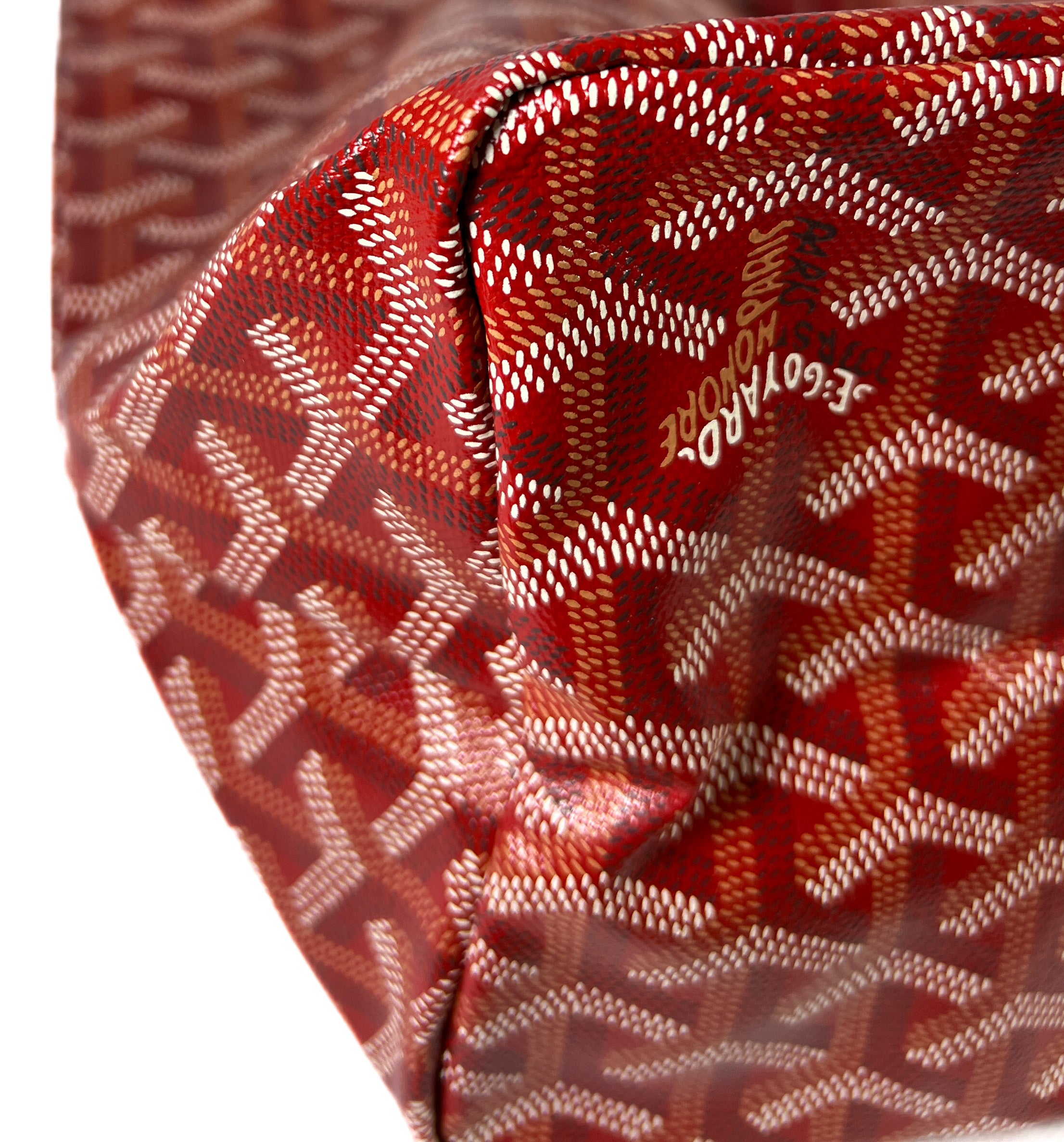 Goyard Saint Louis red tote PM