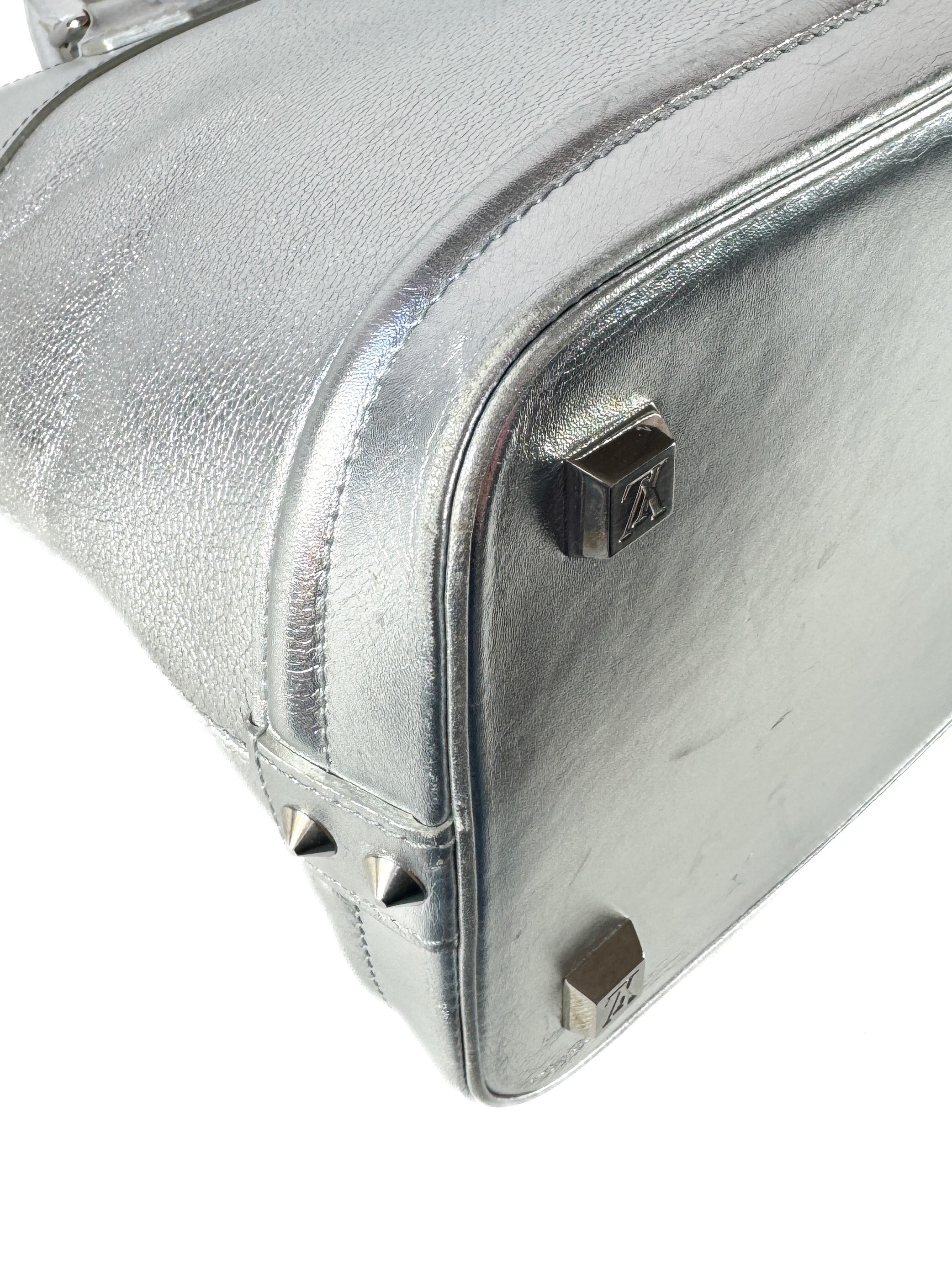 Louis Vuitton silver Suhali lockit MM DU3087