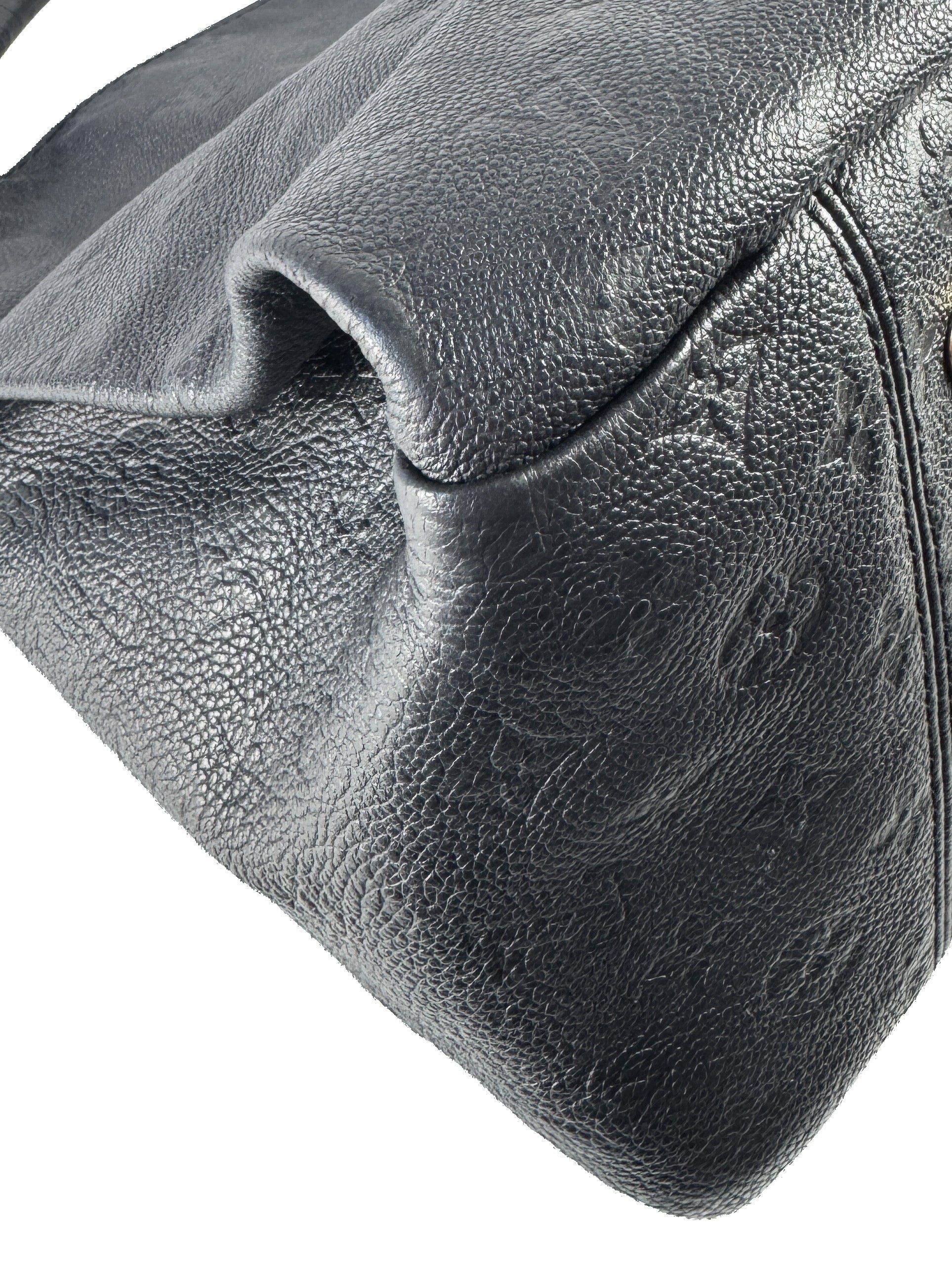 Louis Vuitton monogram black empreinte Artsy MM CA1185