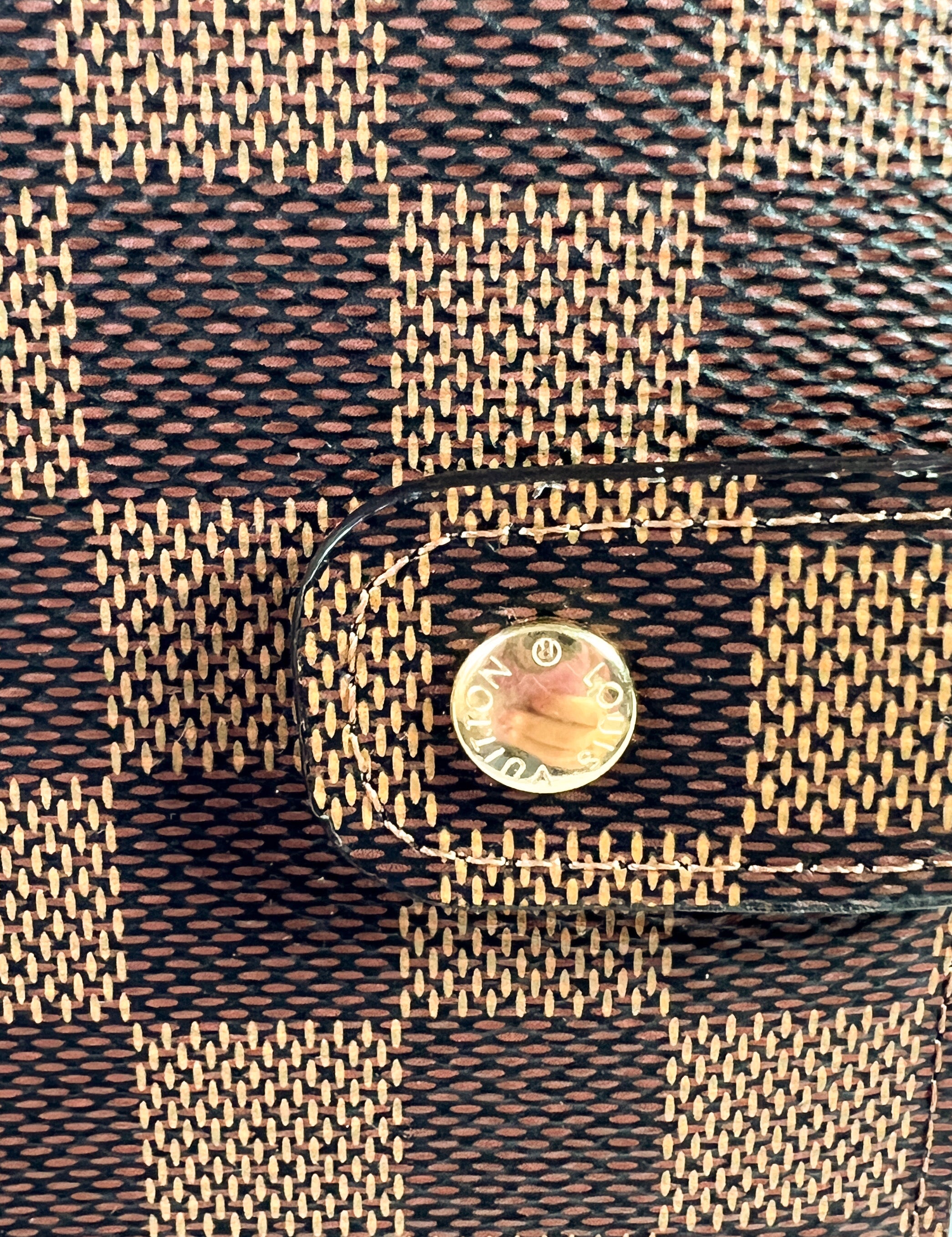 Louis Vuitton damier ebene medium ring agenda