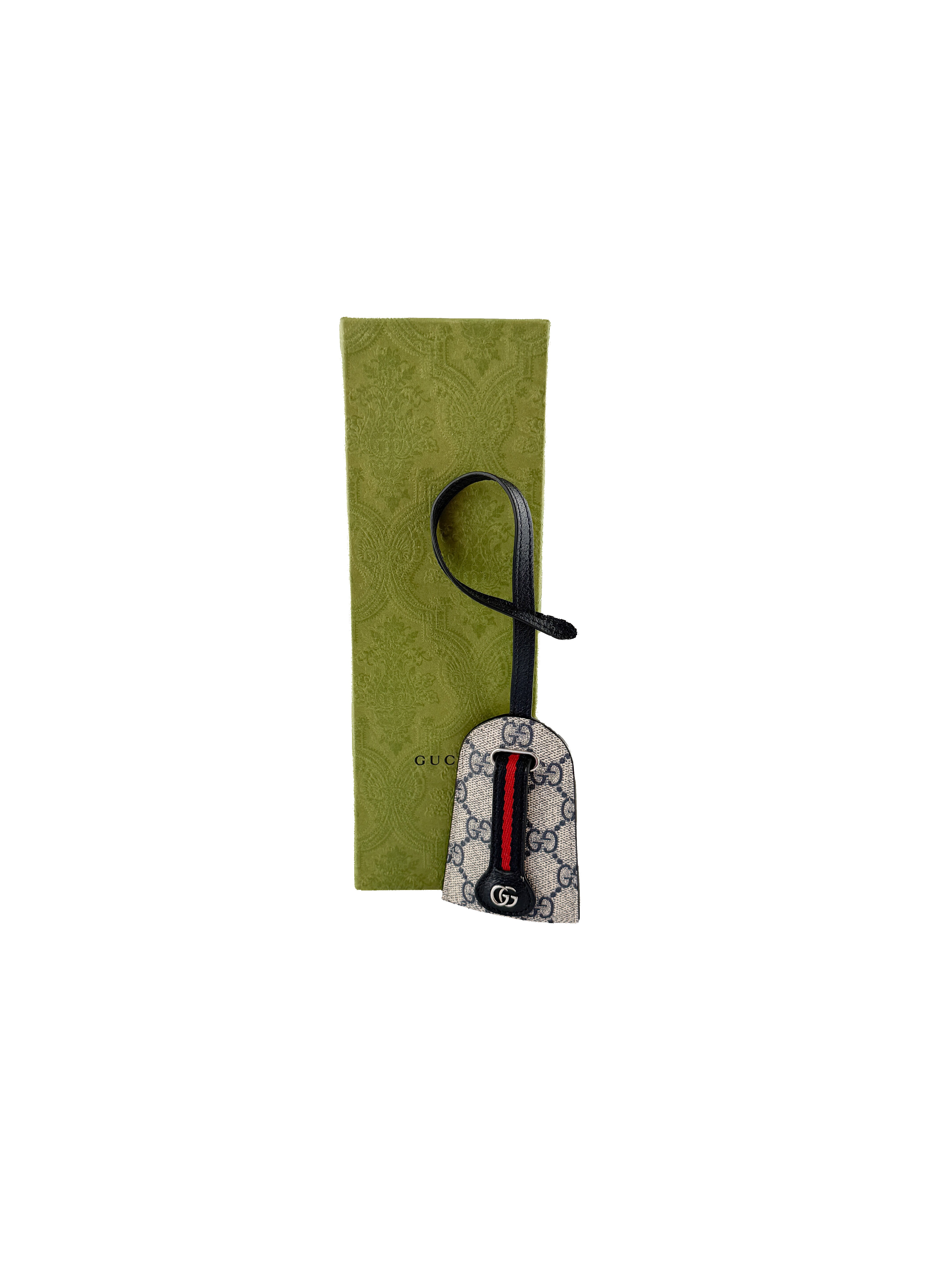 Gucci Ophidia GG Supreme Luggage Tag with key ring 72520-479292