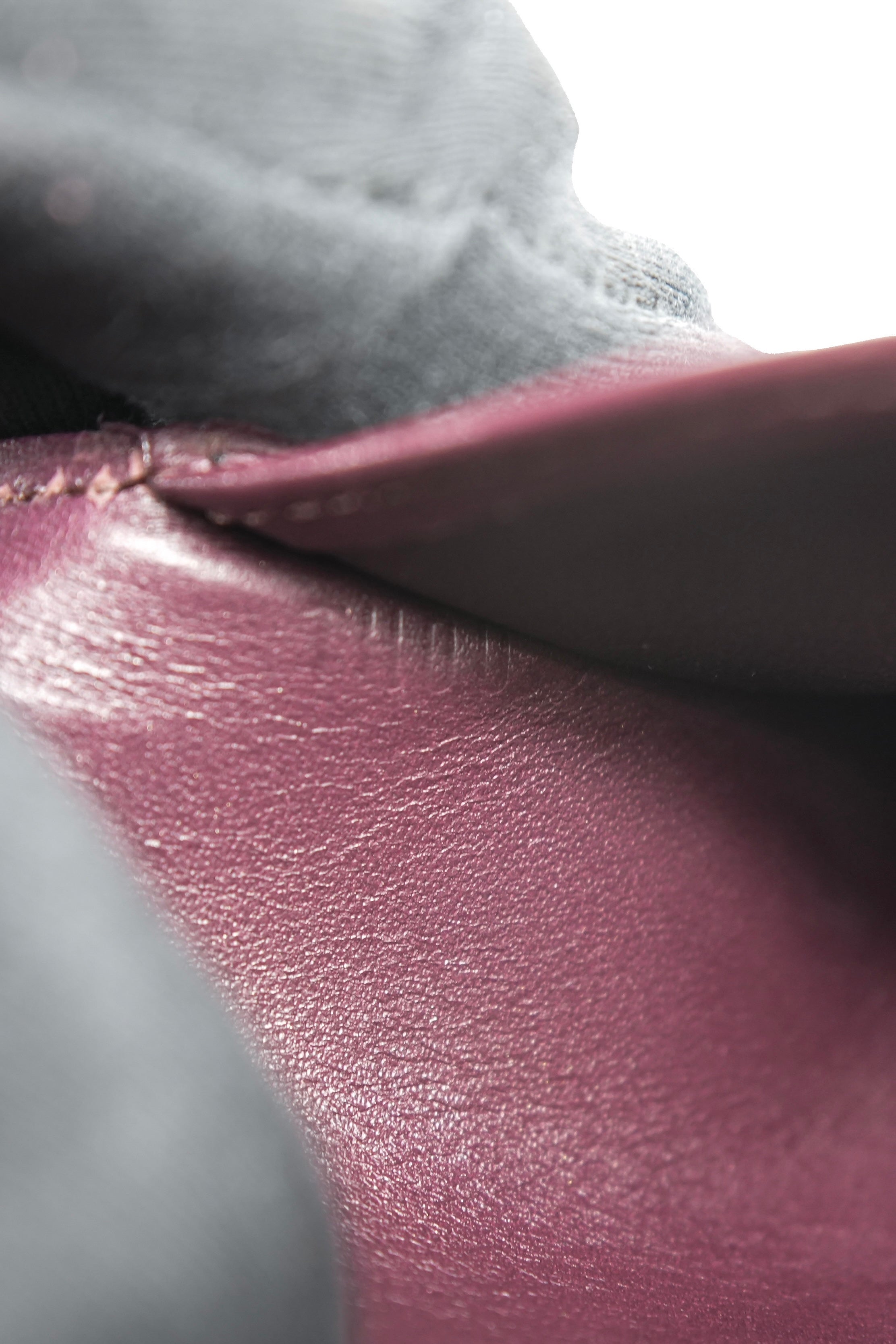 Louis Vuitton burgundy matte vernis Sarah wallet TH0072
