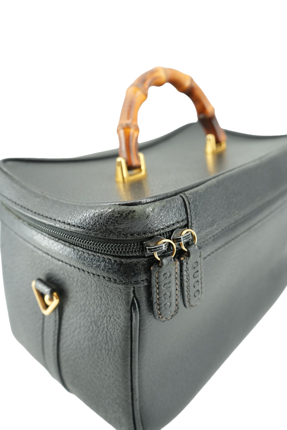 Gucci Bamboo black vintage vanity 2491