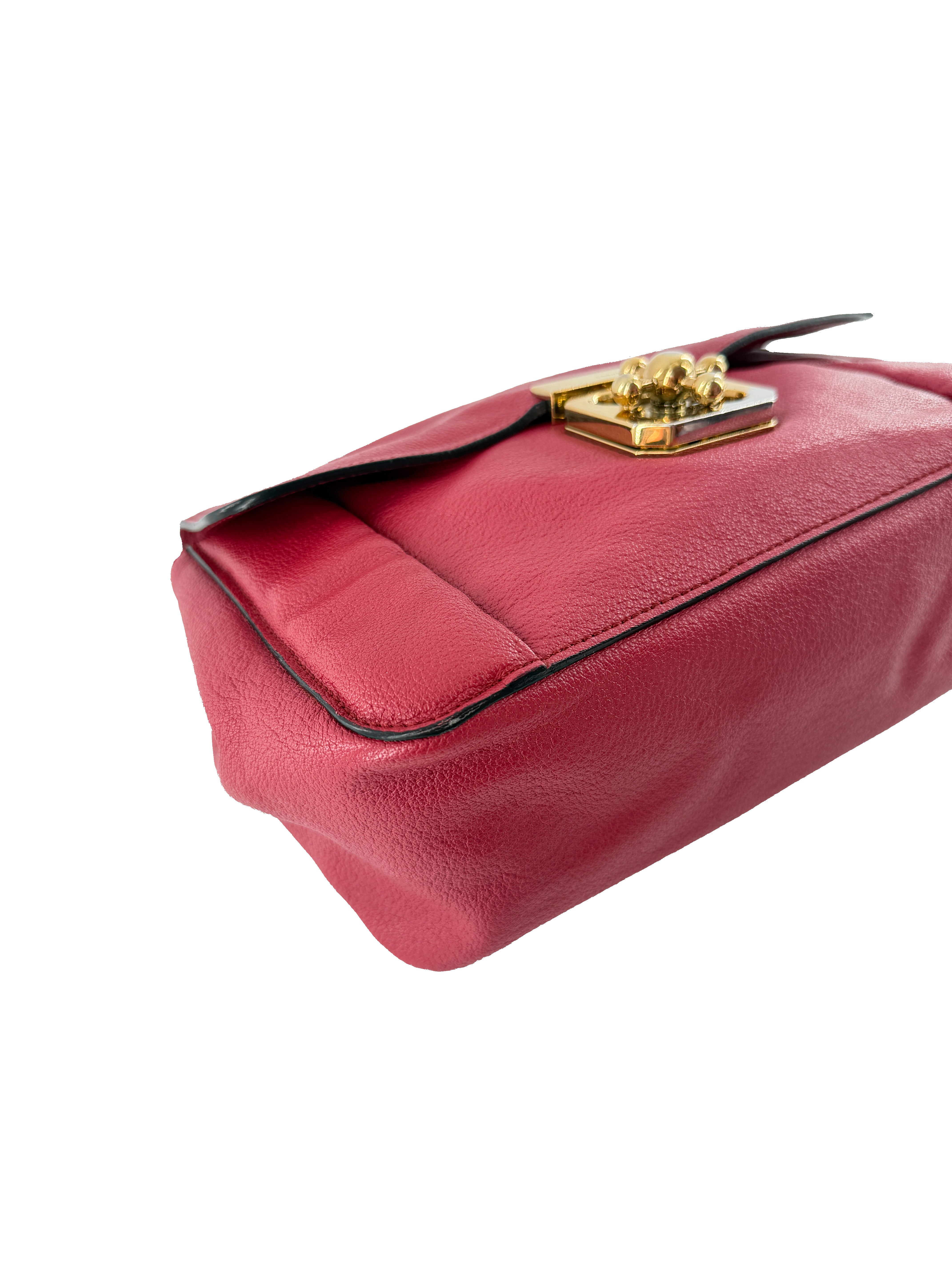 Chloé hot pink medium Elise shoulder bag 001057