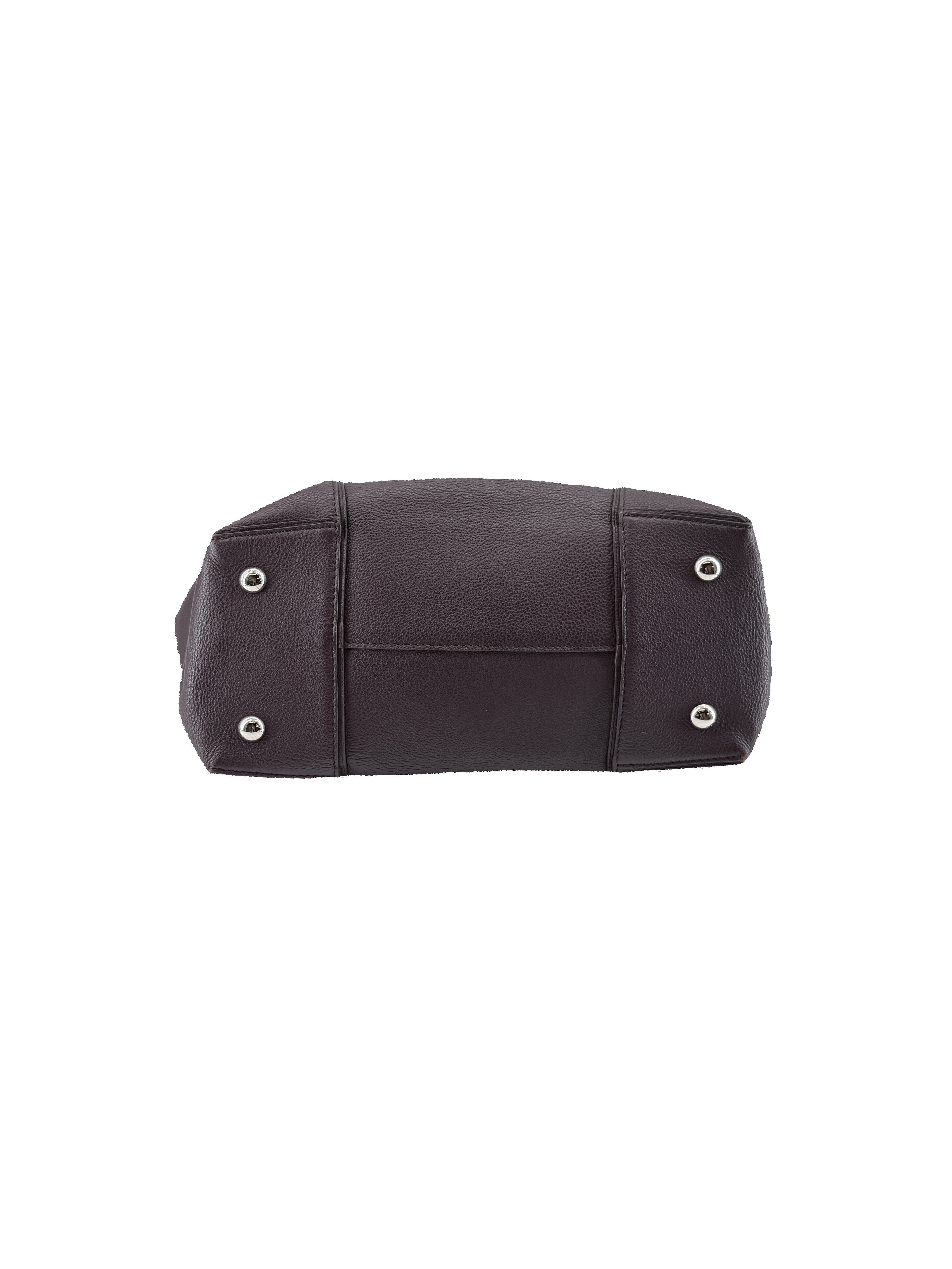 Louis Vuitton dark purple Cachemire leather Soft Lockit MM MI2164