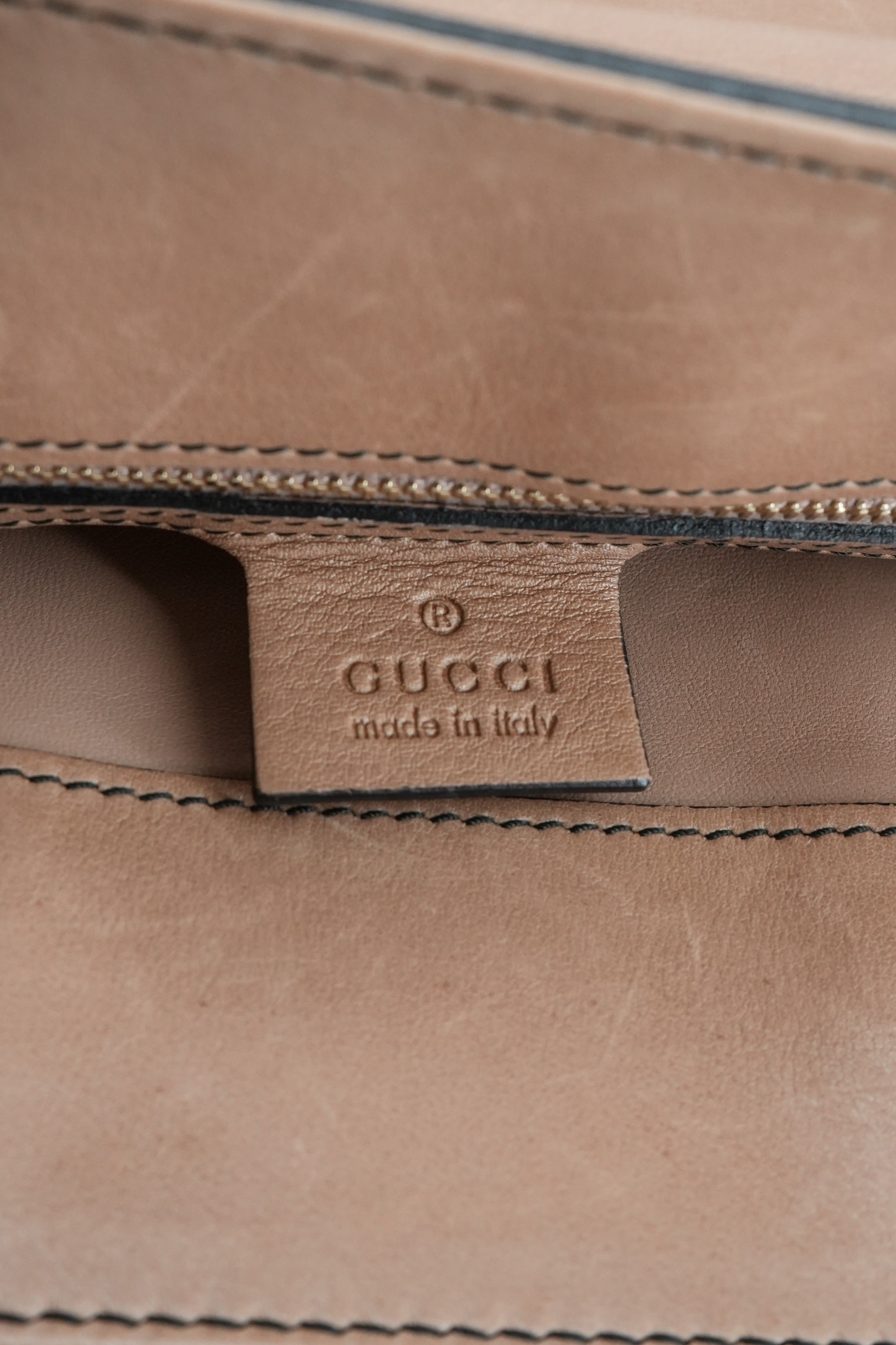 Gucci brown Emily chain flap bag 295403 527066
