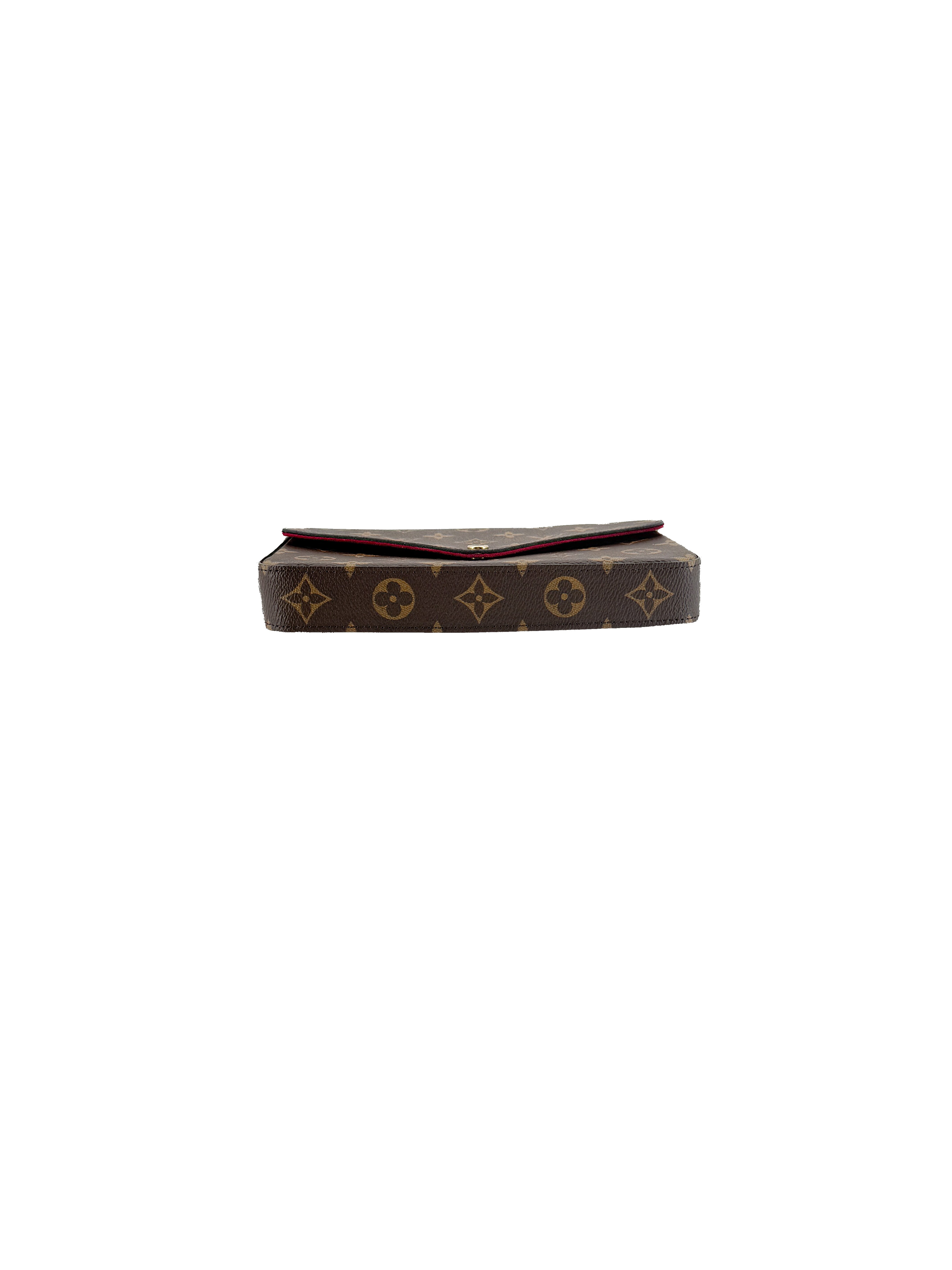 Louis Vuitton monogram Felicie Pochette w/inserts NFC