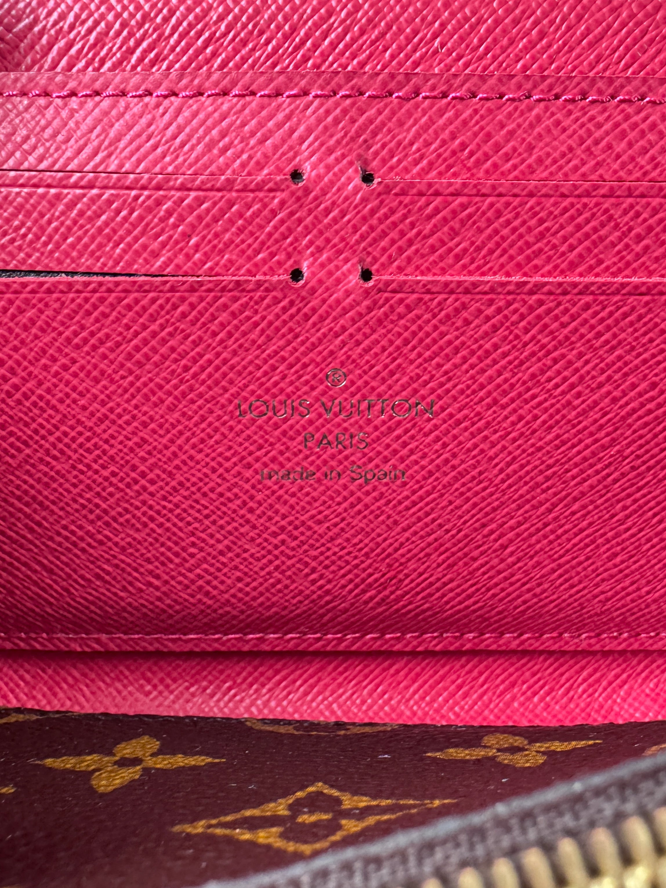 Louis Vuitton monogram floral limited edition Clemence wallet CT3167