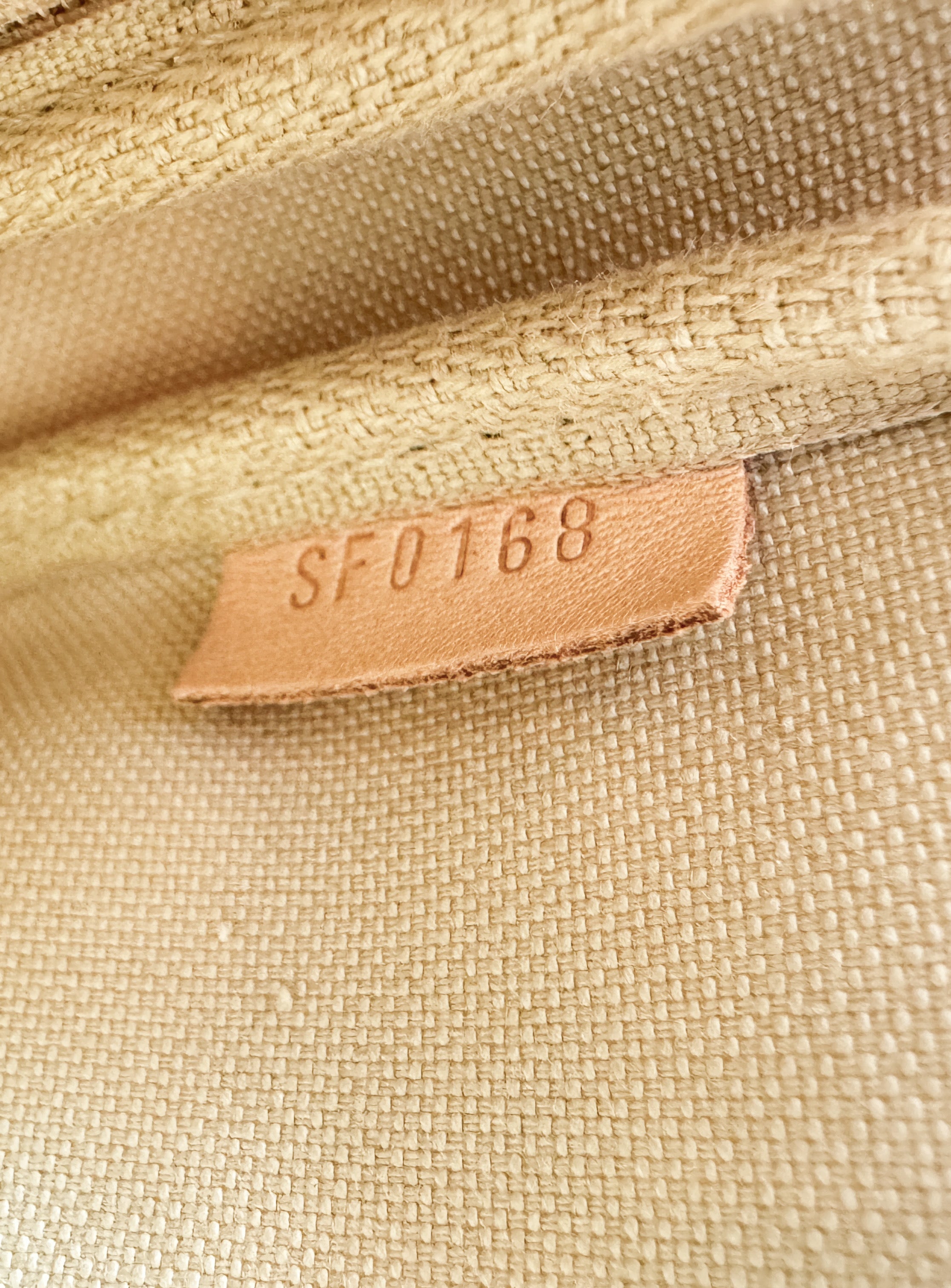 Louis Vuitton damier azur mini pochette accessories SF0168