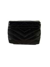 Saint Laurent black leather toy loulou crossbody