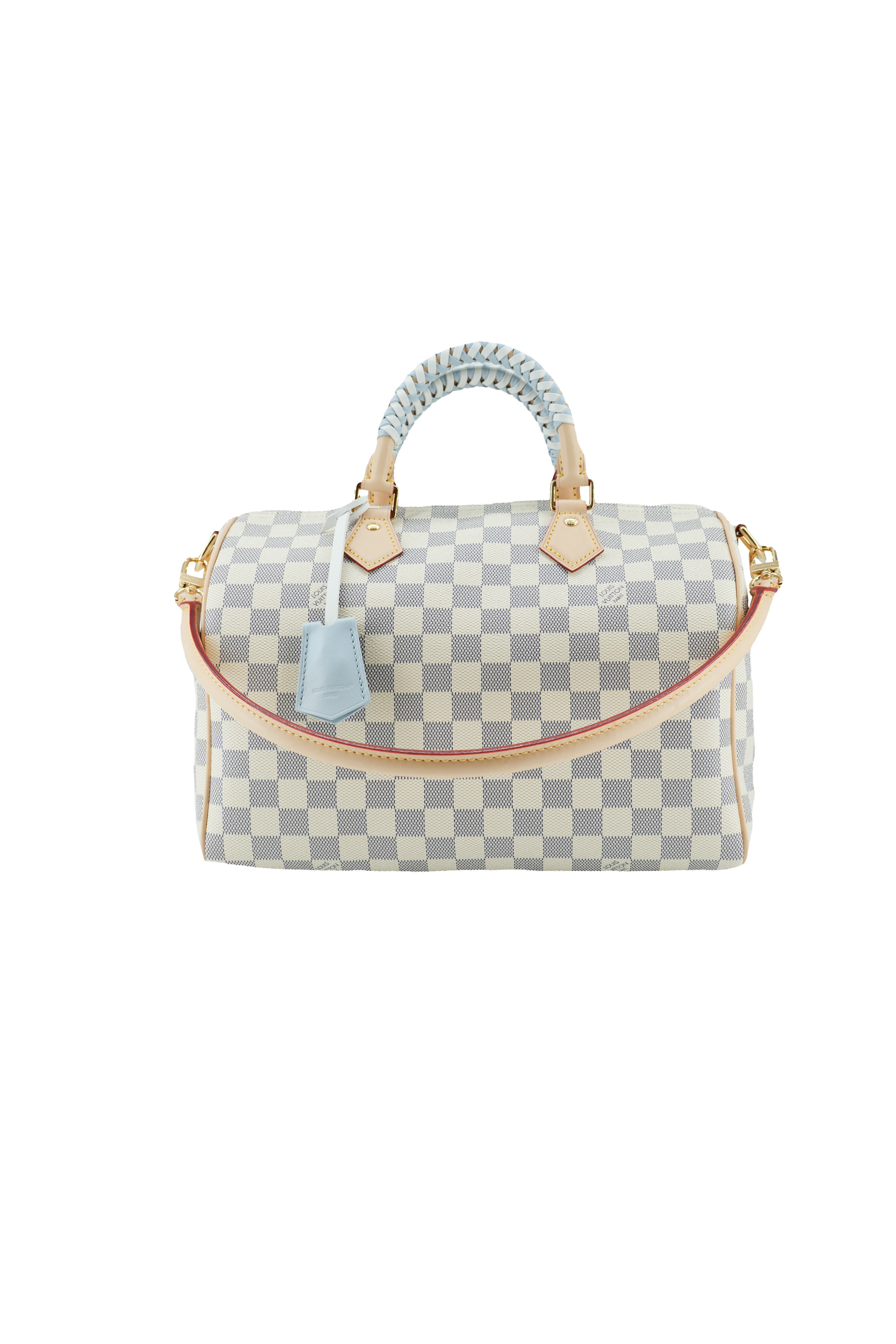 Louis Vuitton damier azur Soft Speedy 30 NFC
