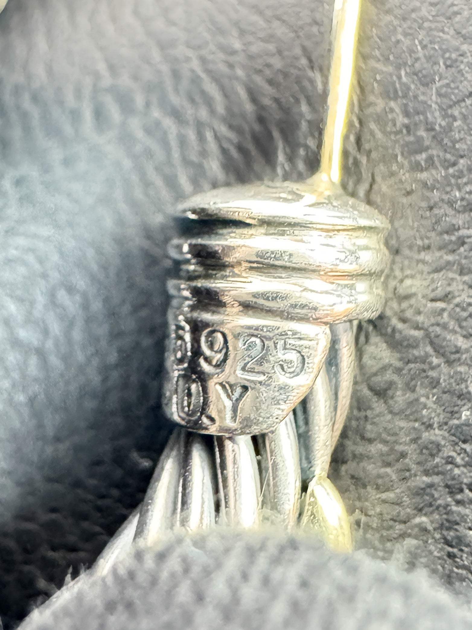 David Yurman sterling silver & gold X hoop earrings