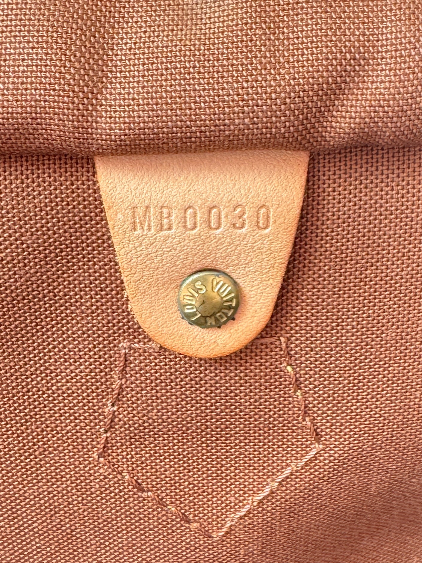 Louis Vuitton monogram speedy 40 MB0030