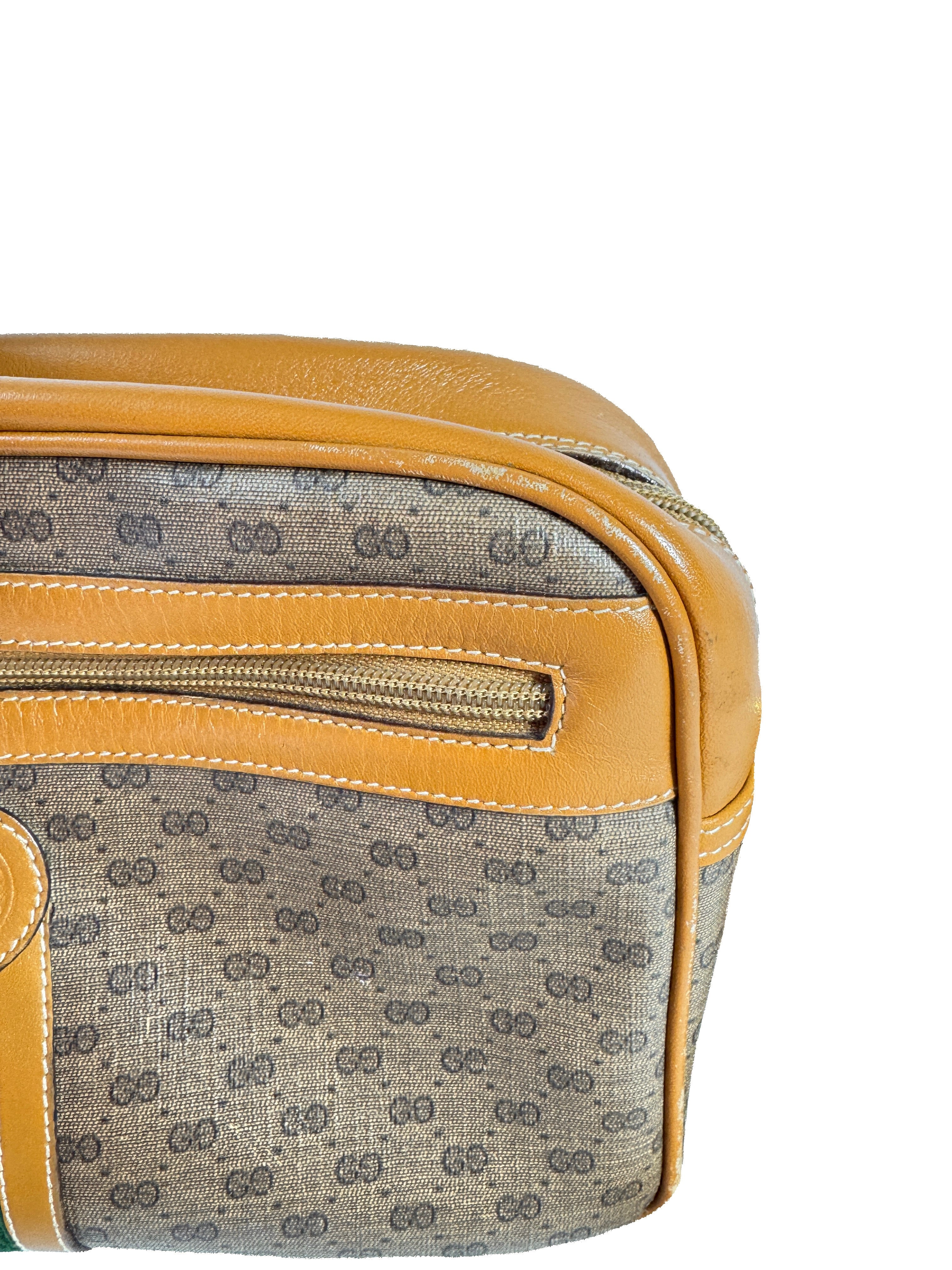 Gucci brown micro GG crossbody 001-113-0942