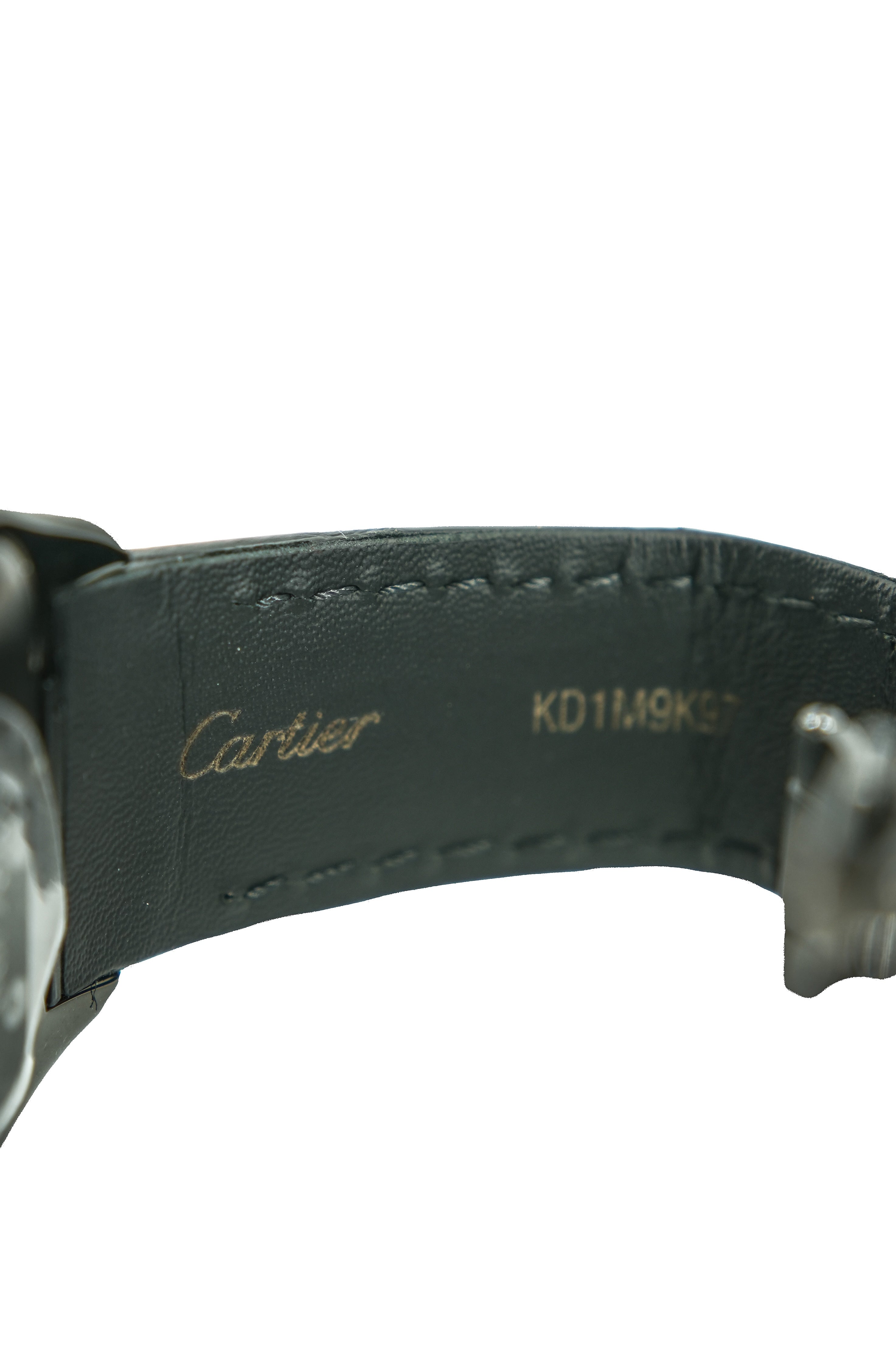 Cartier Santos 100 Ref 2878 18k Rose Gold Diamond Bezel watch