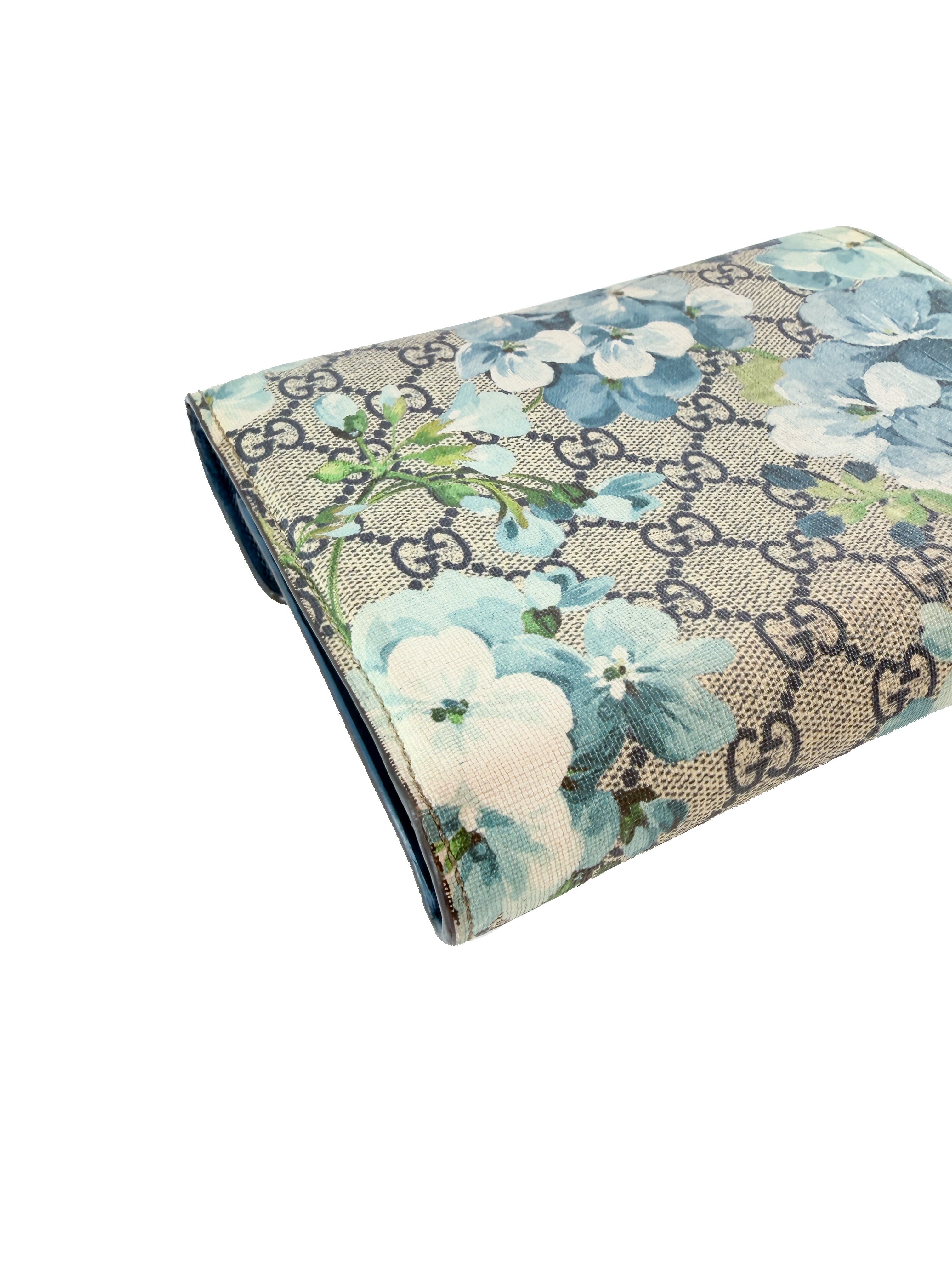 Gucci GG Supreme Monogram Blooms Mini Dionysus Chain Wallet 401231 2149