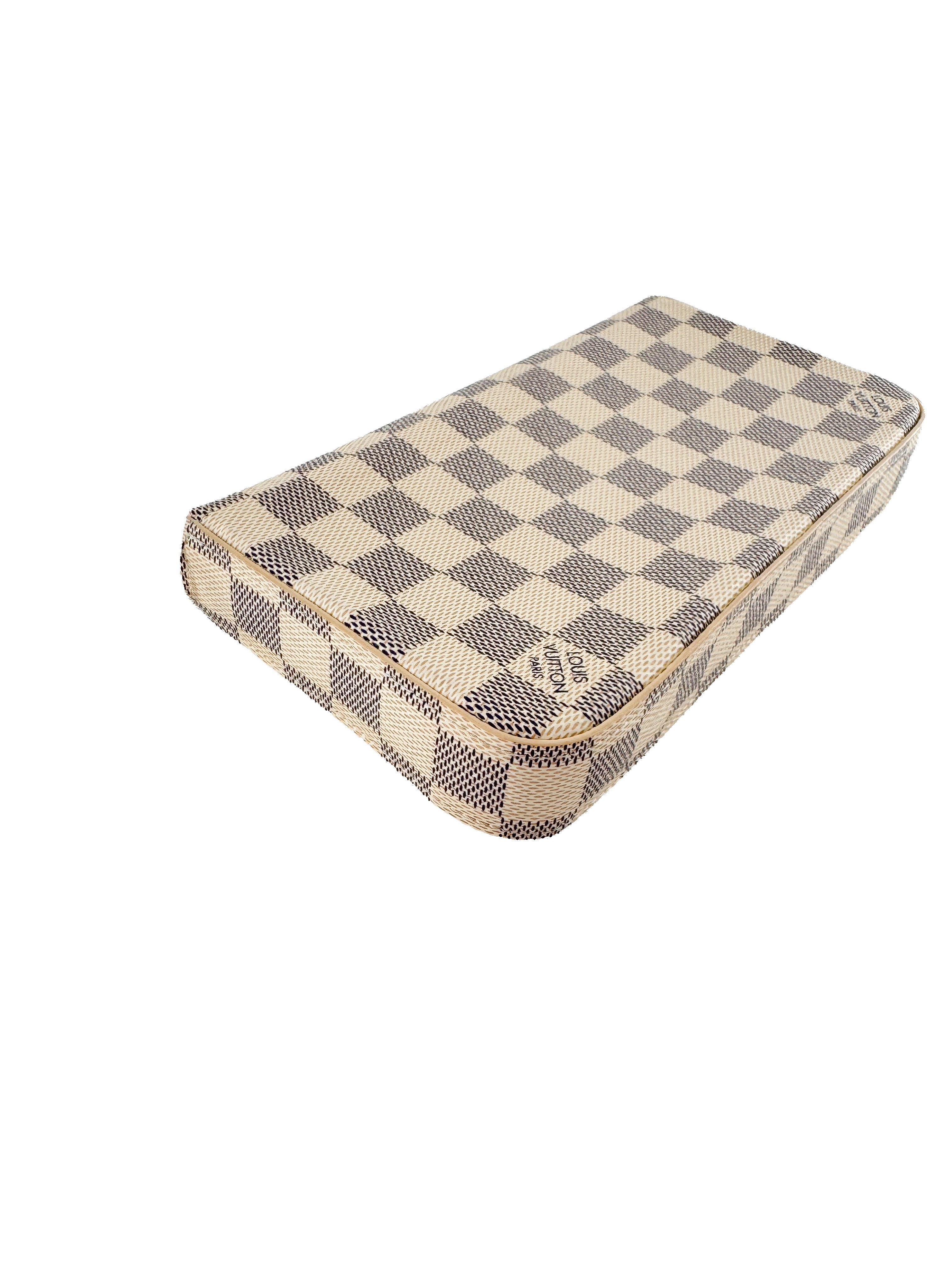 Louis Vuitton damier azur Pochette Felicie chain wallet rose ballerine NFC