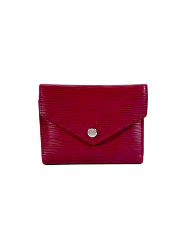 Louis Vuitton magenta epi Victorine wallet SP3196