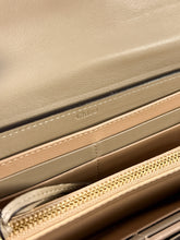 Chloé taupe leather/suede Faye wallet B4YGFZ