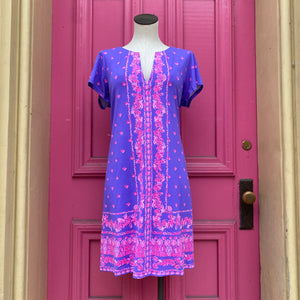 Lilly Pulitzer soleil pink palm paradise Sophiletta dress size XL