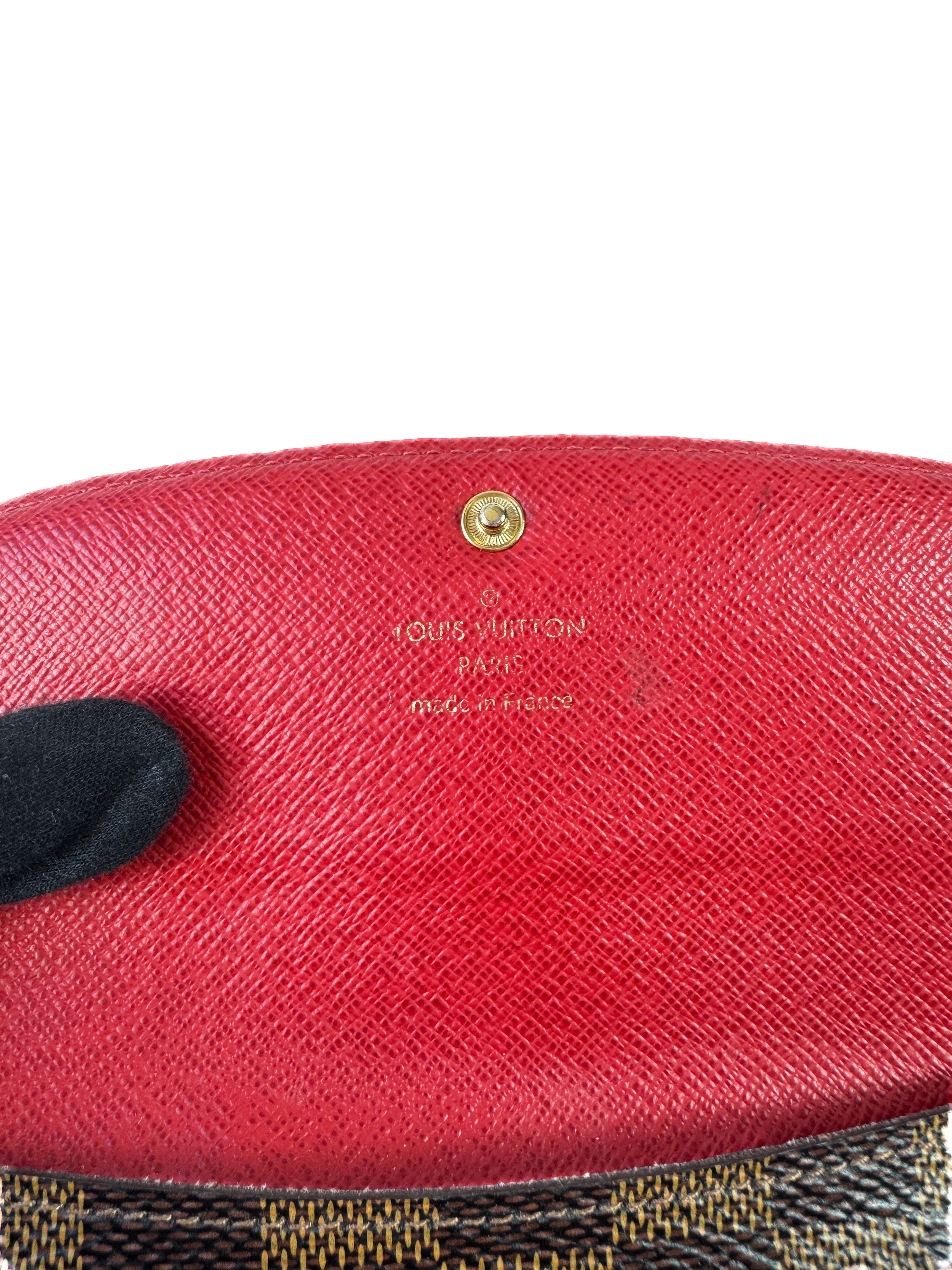 Louis Vuitton damier ebene Emilie wallet  TA2126