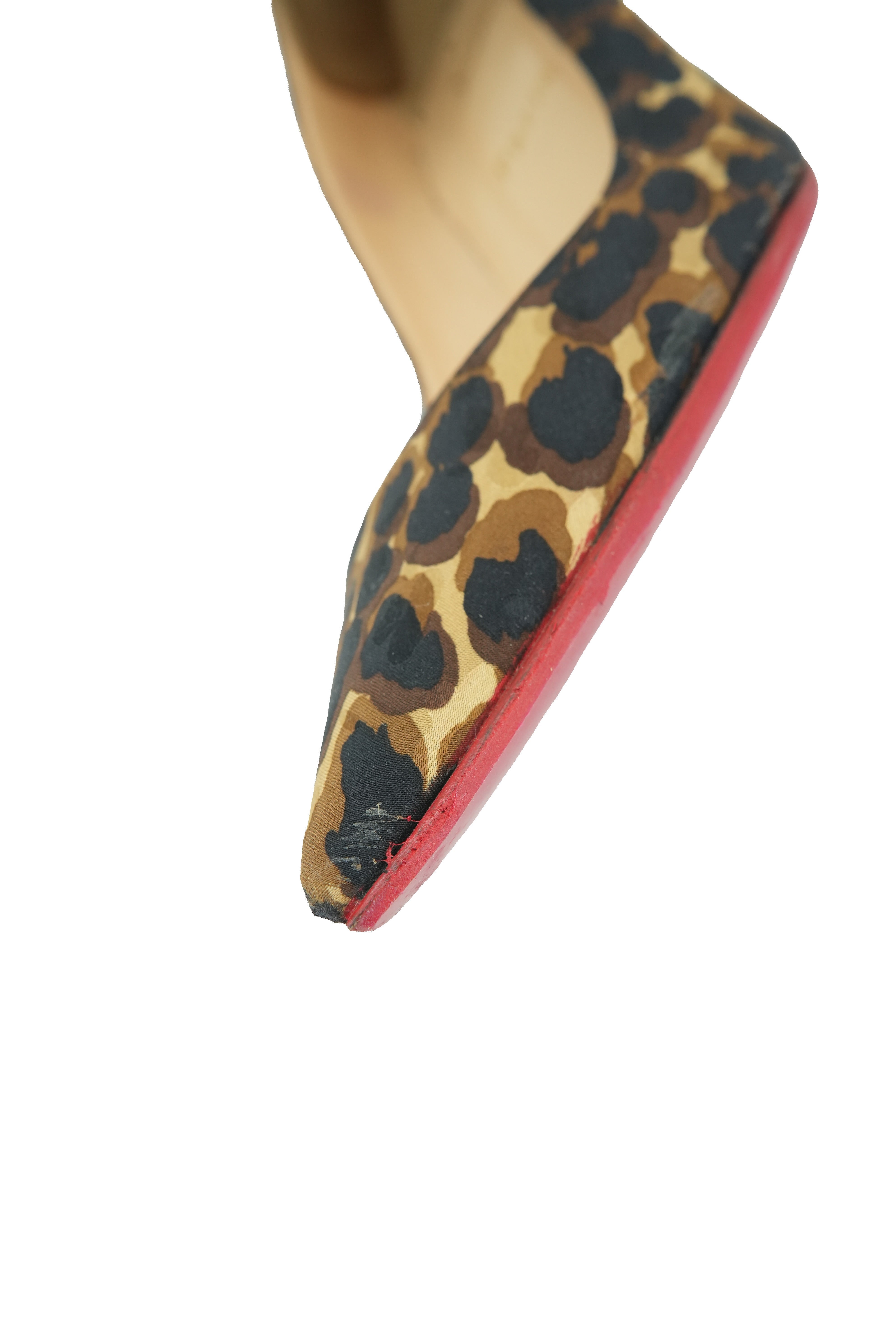 Christian Louboutin leopard print pumps size 38