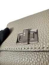 Fendi gray taupe leather Selleria wallet 7032
