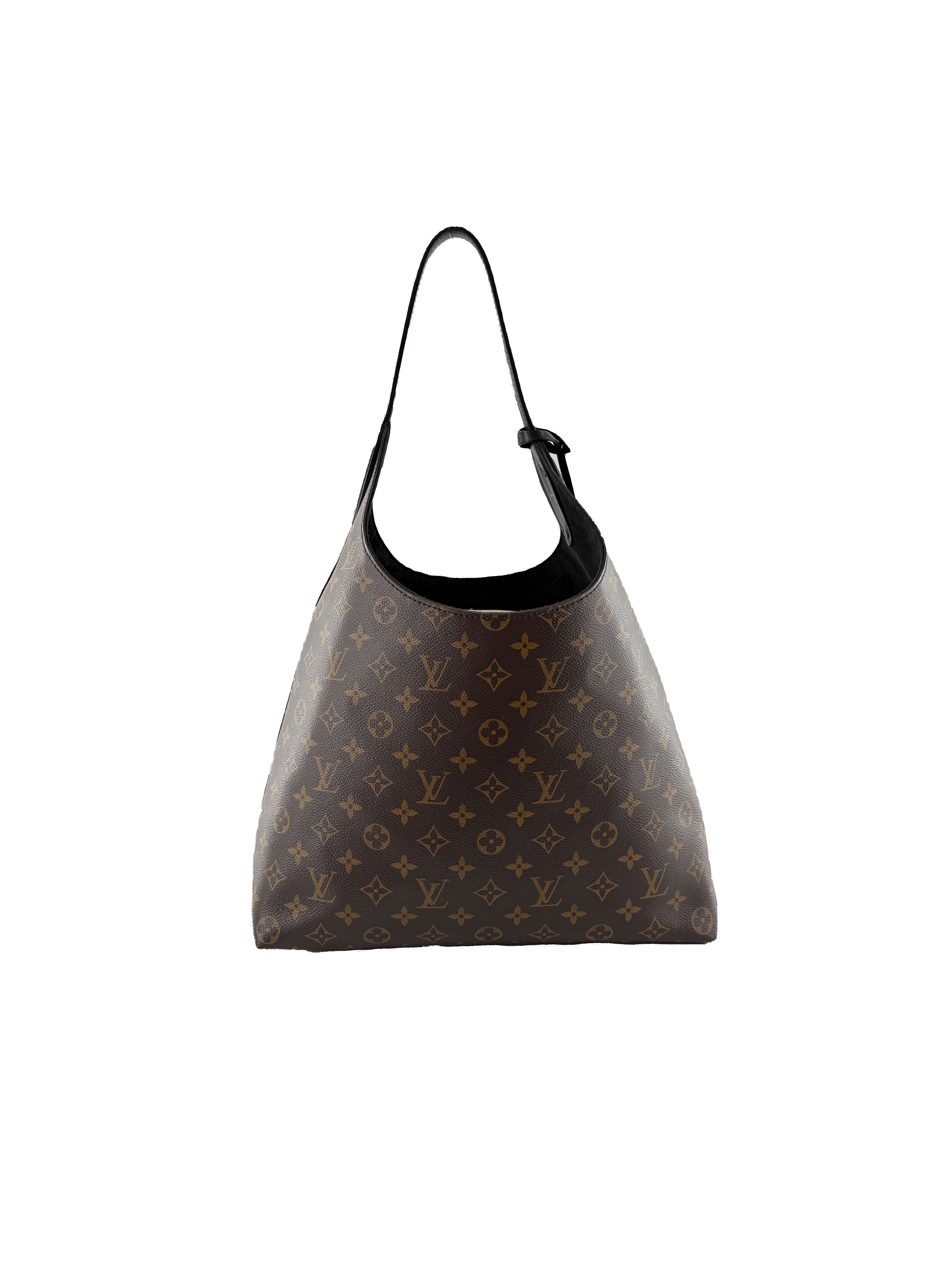 Louis Vuitton monogram black Flower Hobo SD3109