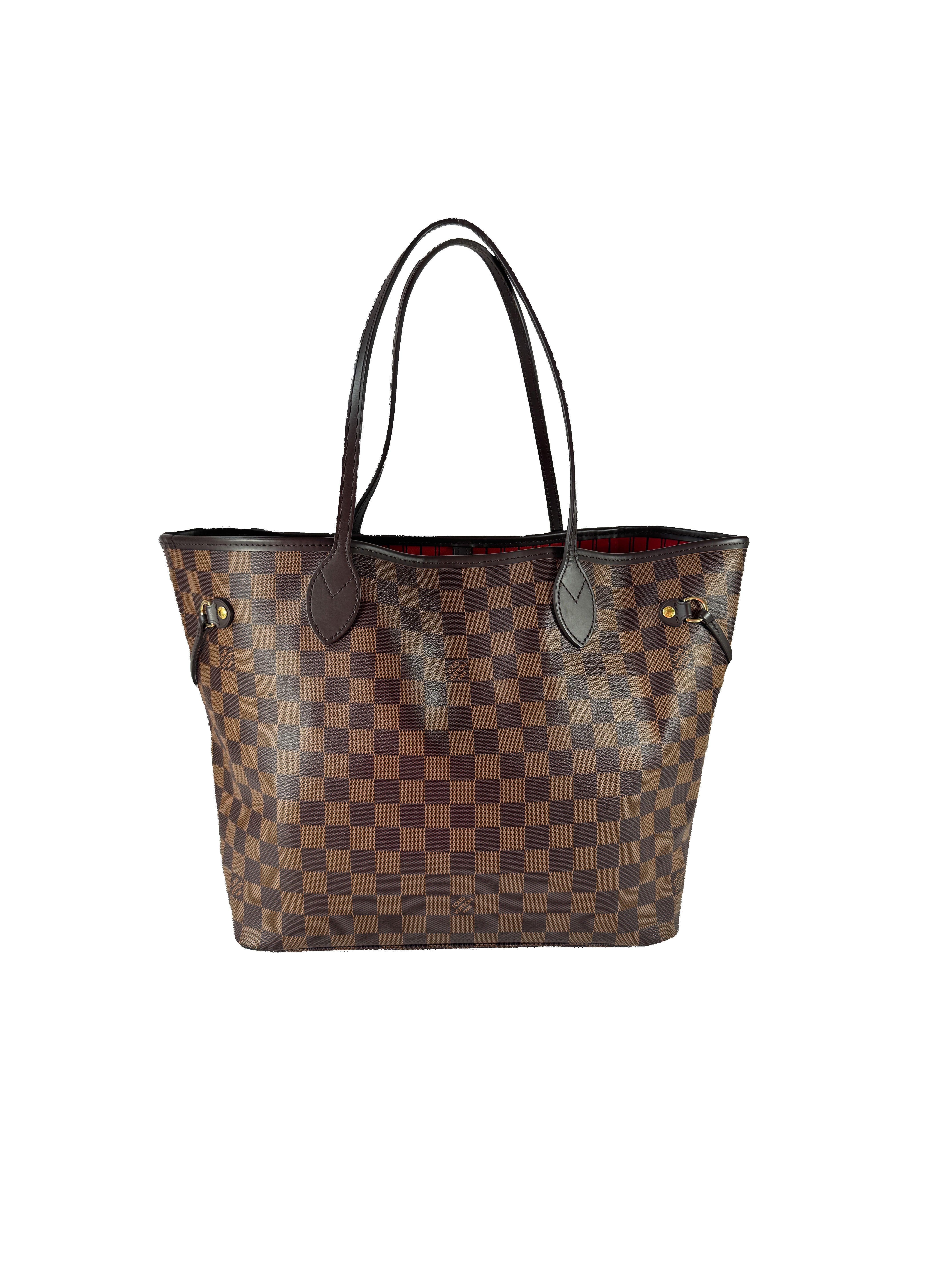 Louis Vuitton damier ebene Neverfull MM w/pouch  TX4230
