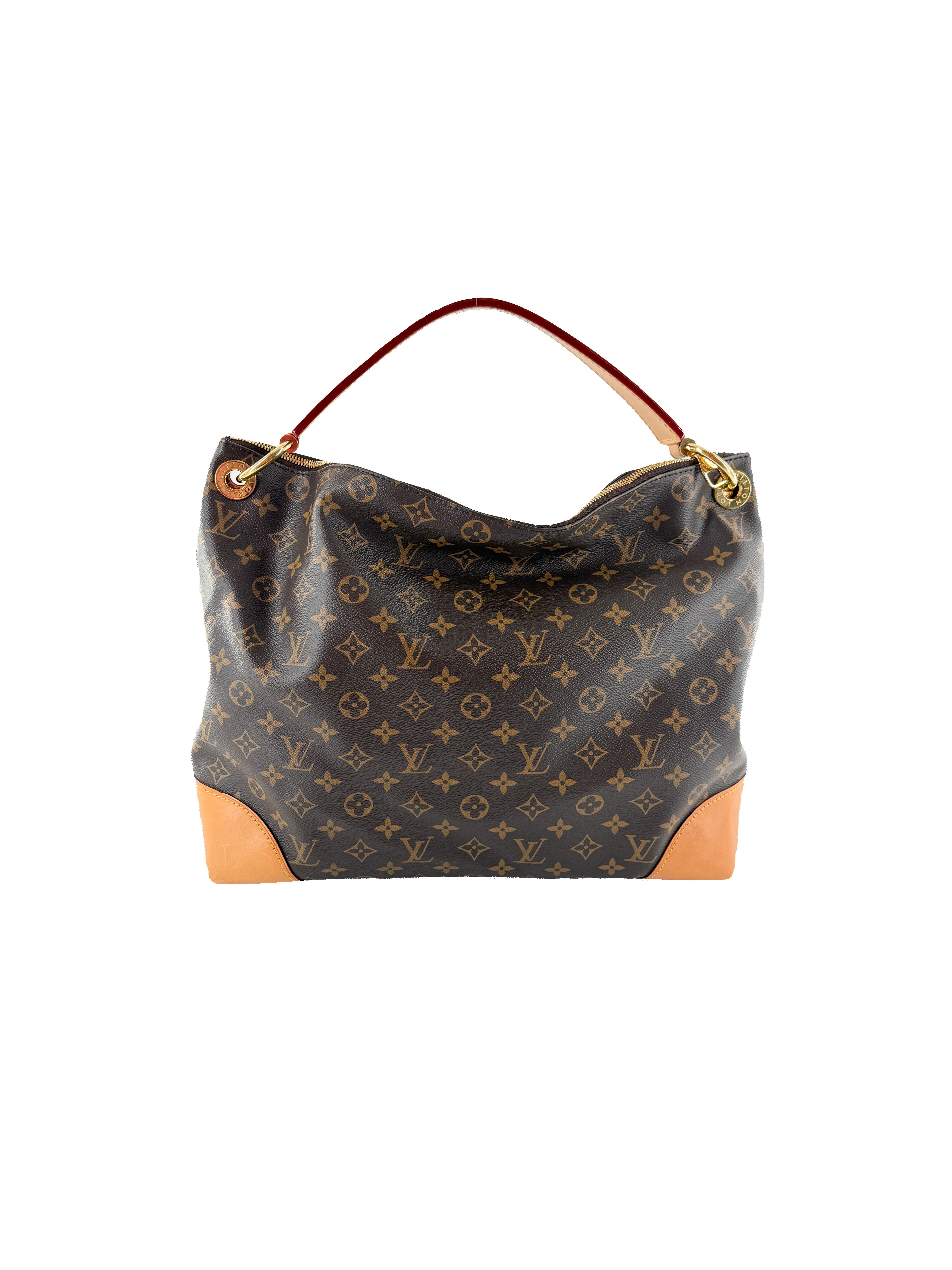 Louis Vuitton Berri MM Monogram Canvas Shoulder Bag DU1176