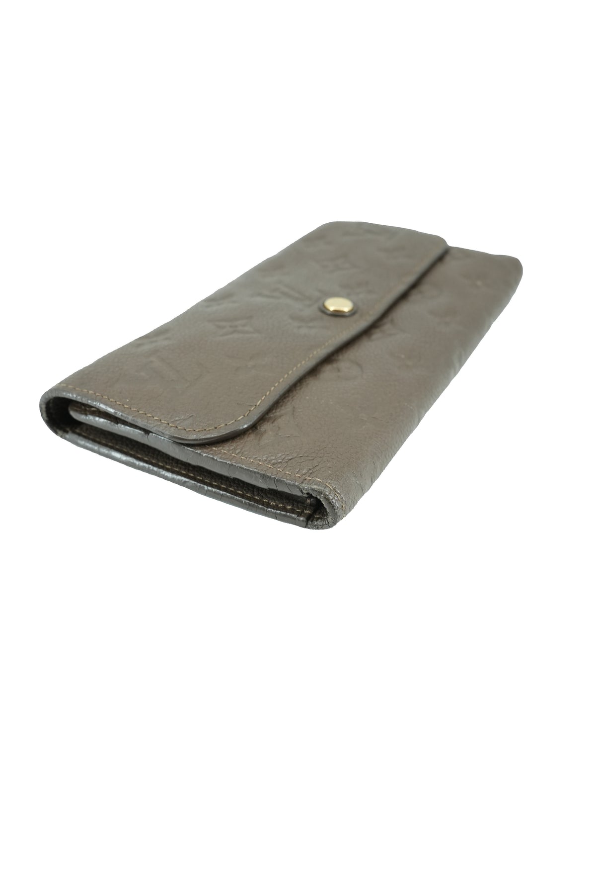 Louis Vuitton brown empreinte Portefeuille Virtuose long wallet CA1141