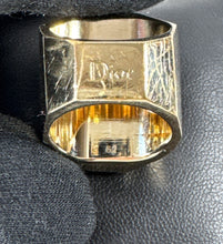 Christian Dior gold tone CD ring **as is**