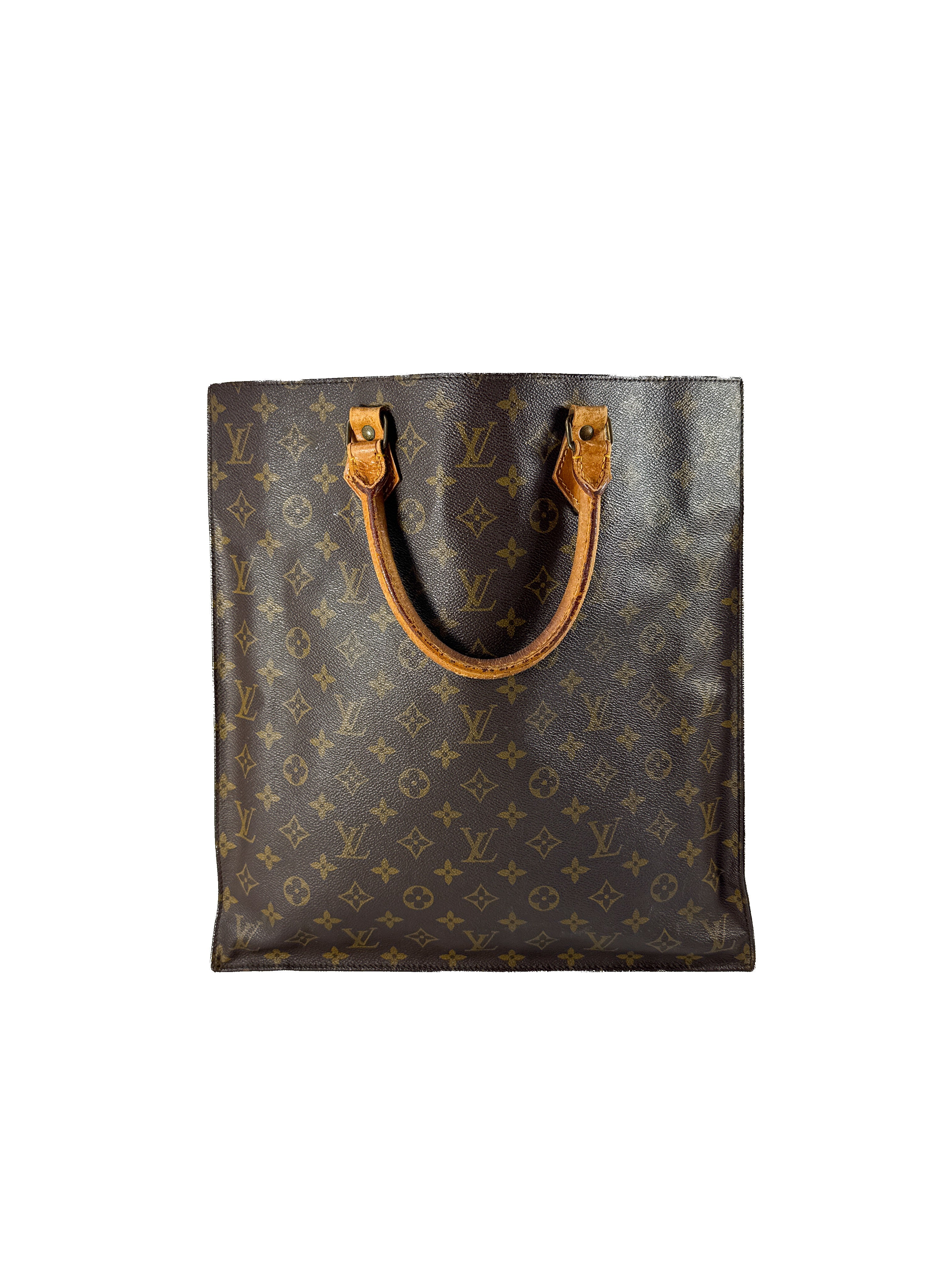 Louis Vuitton monogram Sac Plat tote 862