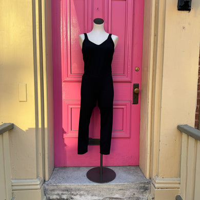 Lululemon black ribbed jumpsuit size 12