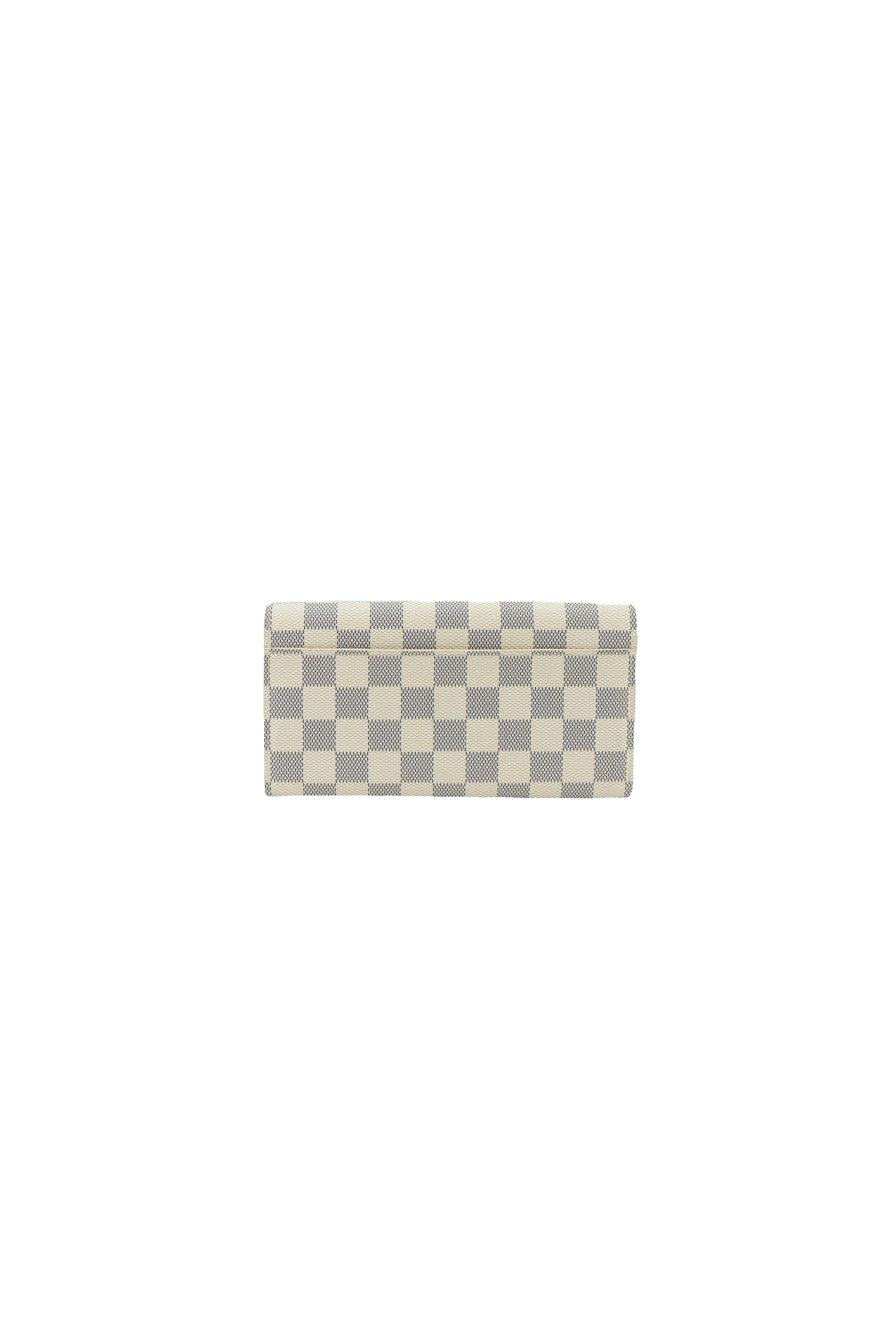 Louis Vuitton damier azur Sarah wallet NFC