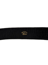 Gucci black leather vintage belt size 70