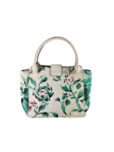 Burberry soft grain floral medium buckle tote NWT