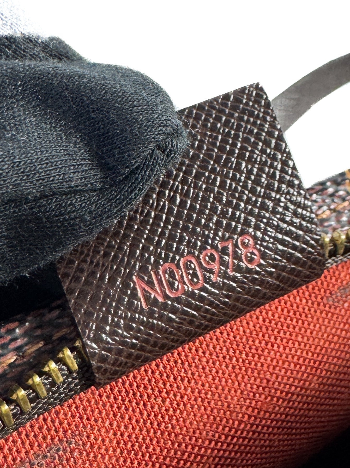 Louis Vuitton damier ebene Trousse makeup bag NO0978